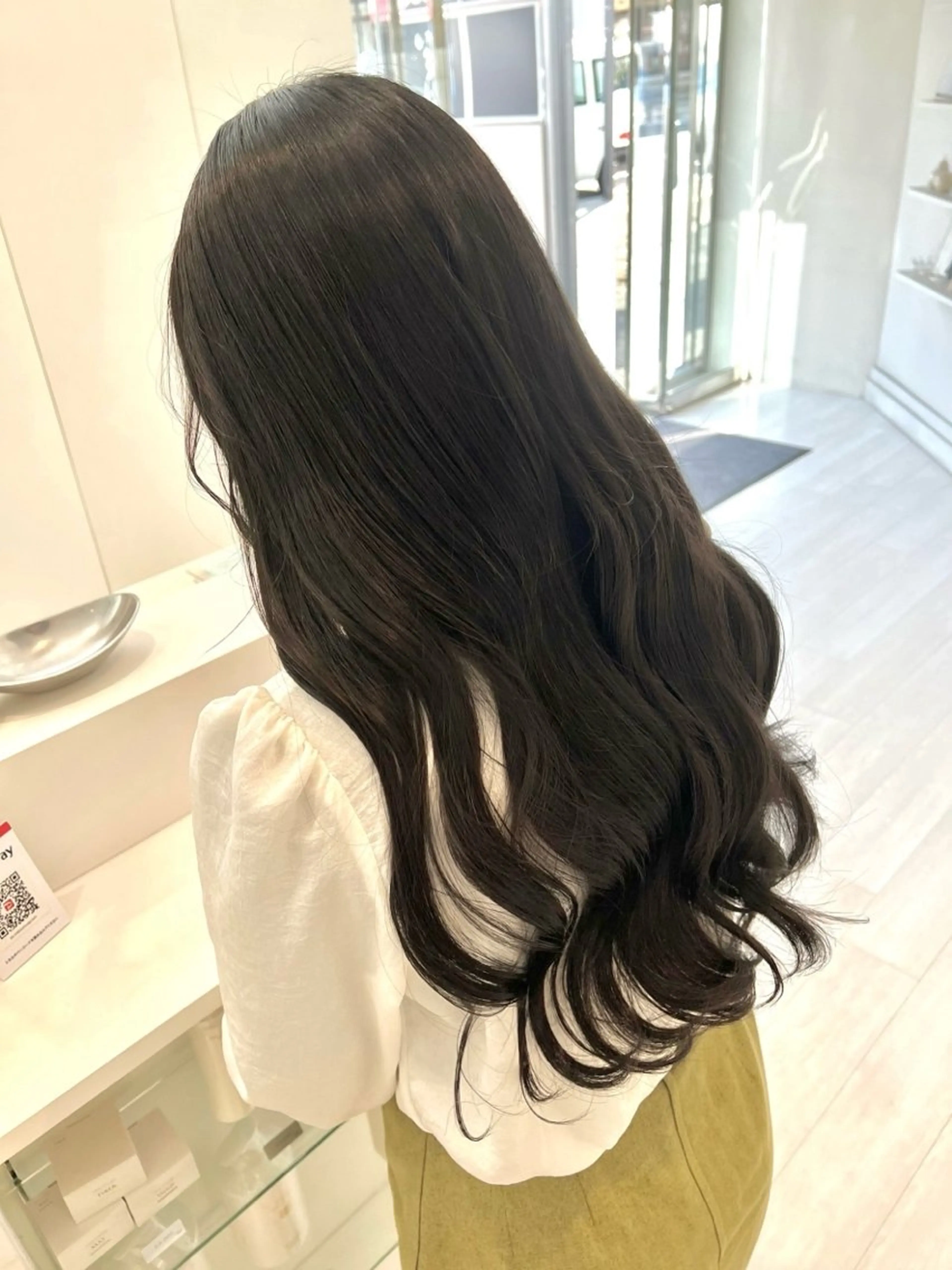 ロング カラー ヘアカラー トリートメント ParveMix🍀 藤原愛未のヘアスタイル