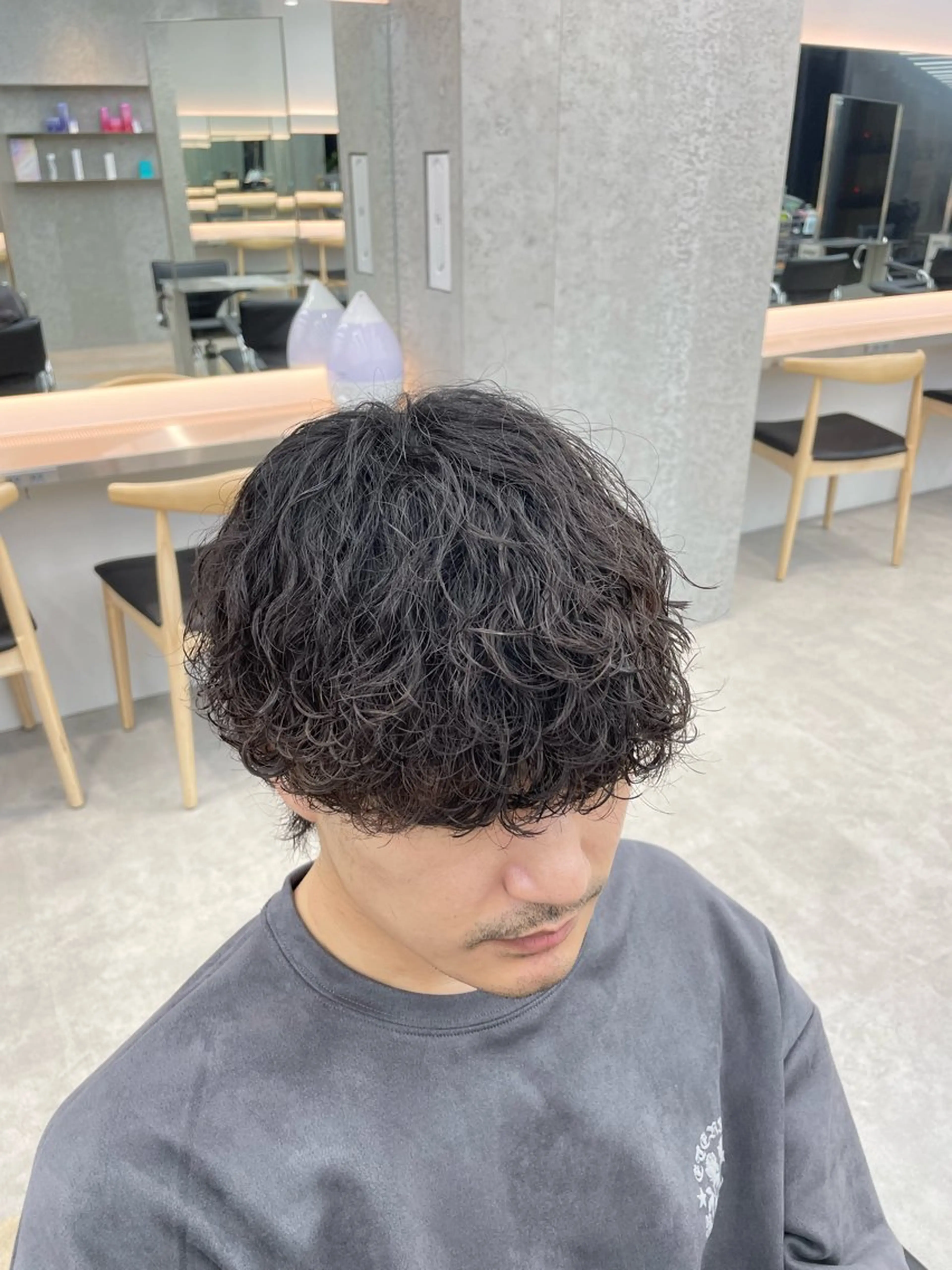 ショート パーマ メンズ fifth  SAKAE所属・山本千太 ✨メンズパーマ✨のヘアスタイル