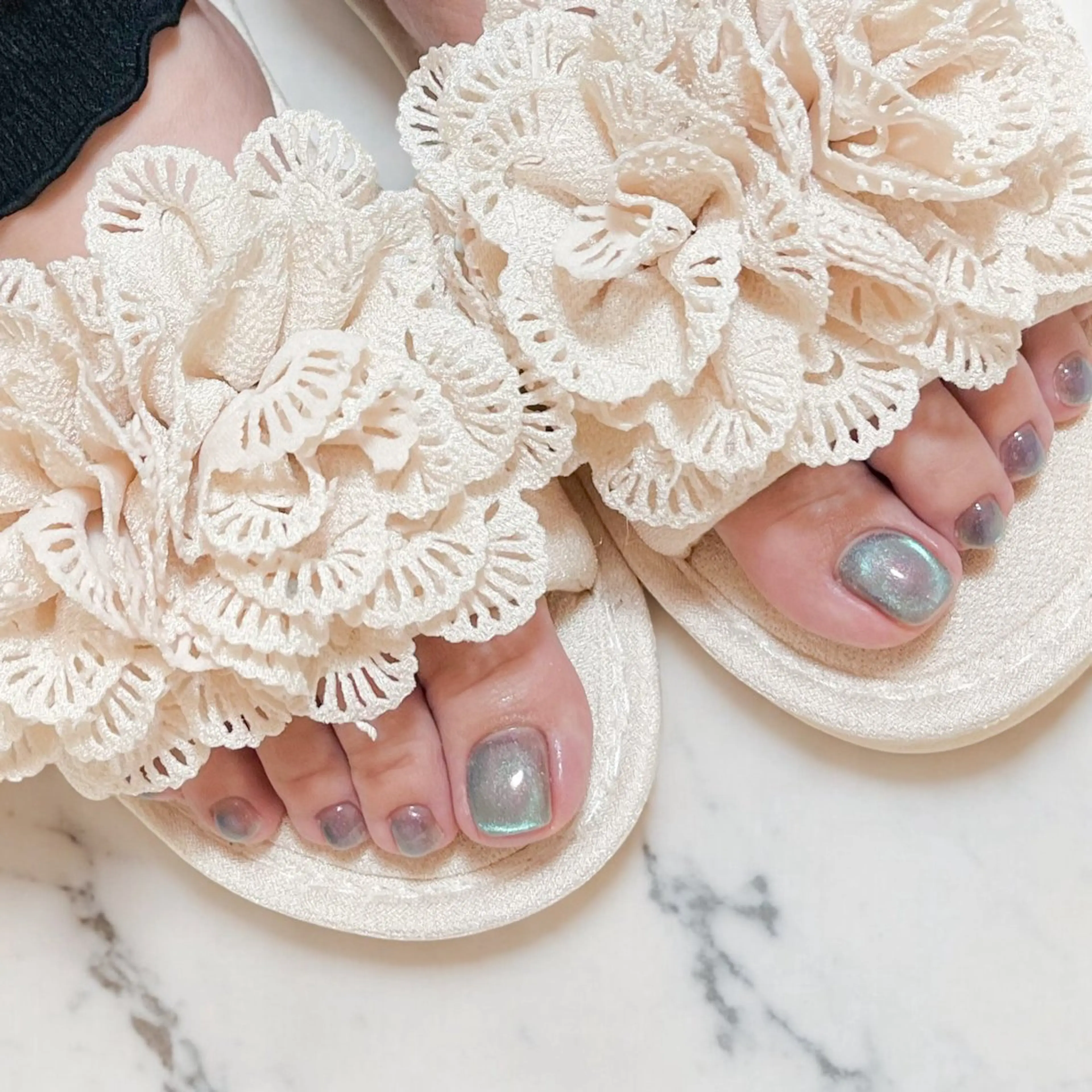 ネイル フットネイル ワンカラーネイル private acottoのネイルデザイン