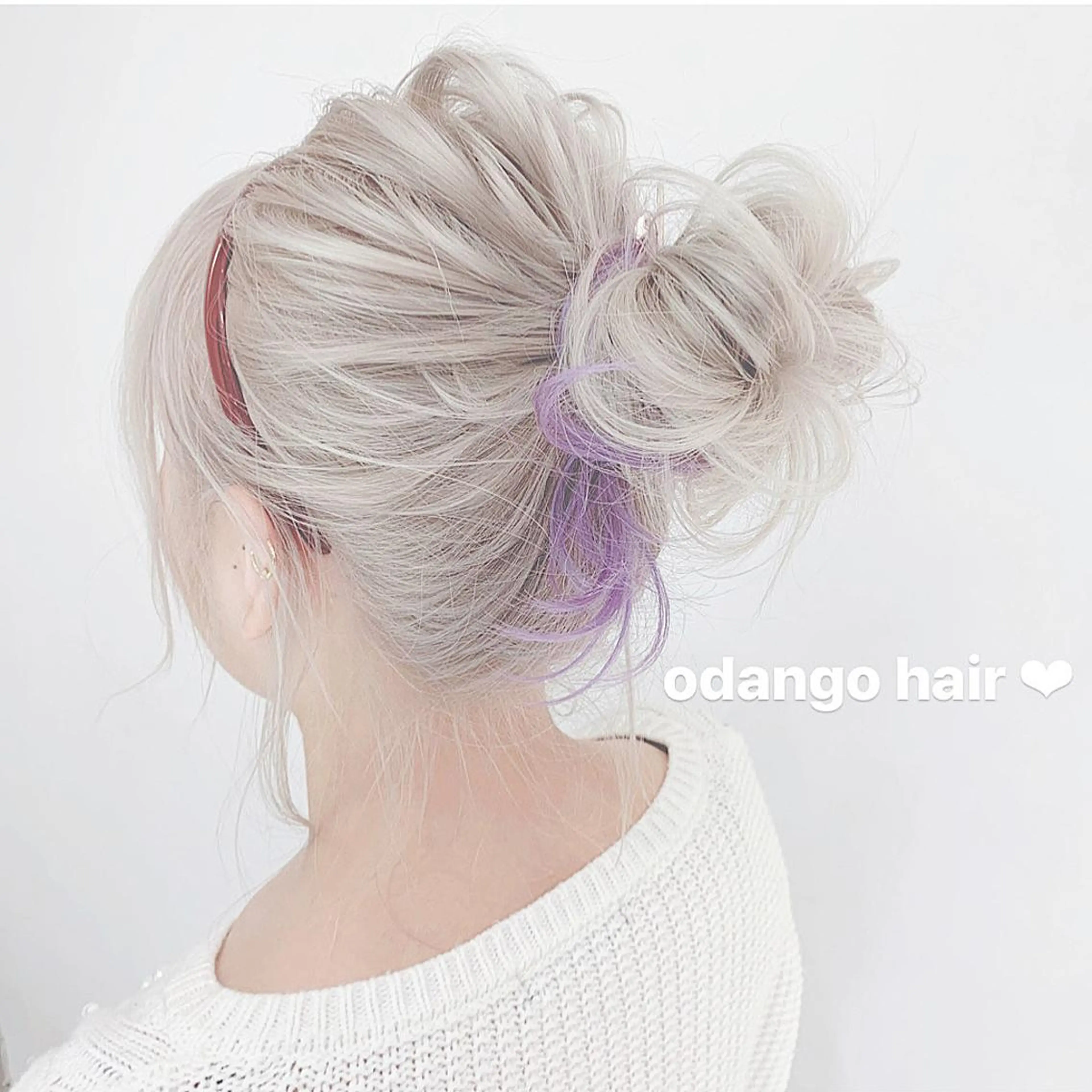 セミロング カラー ヘアアレンジ NYNY南草津店所属・立山 綾華のヘアスタイル