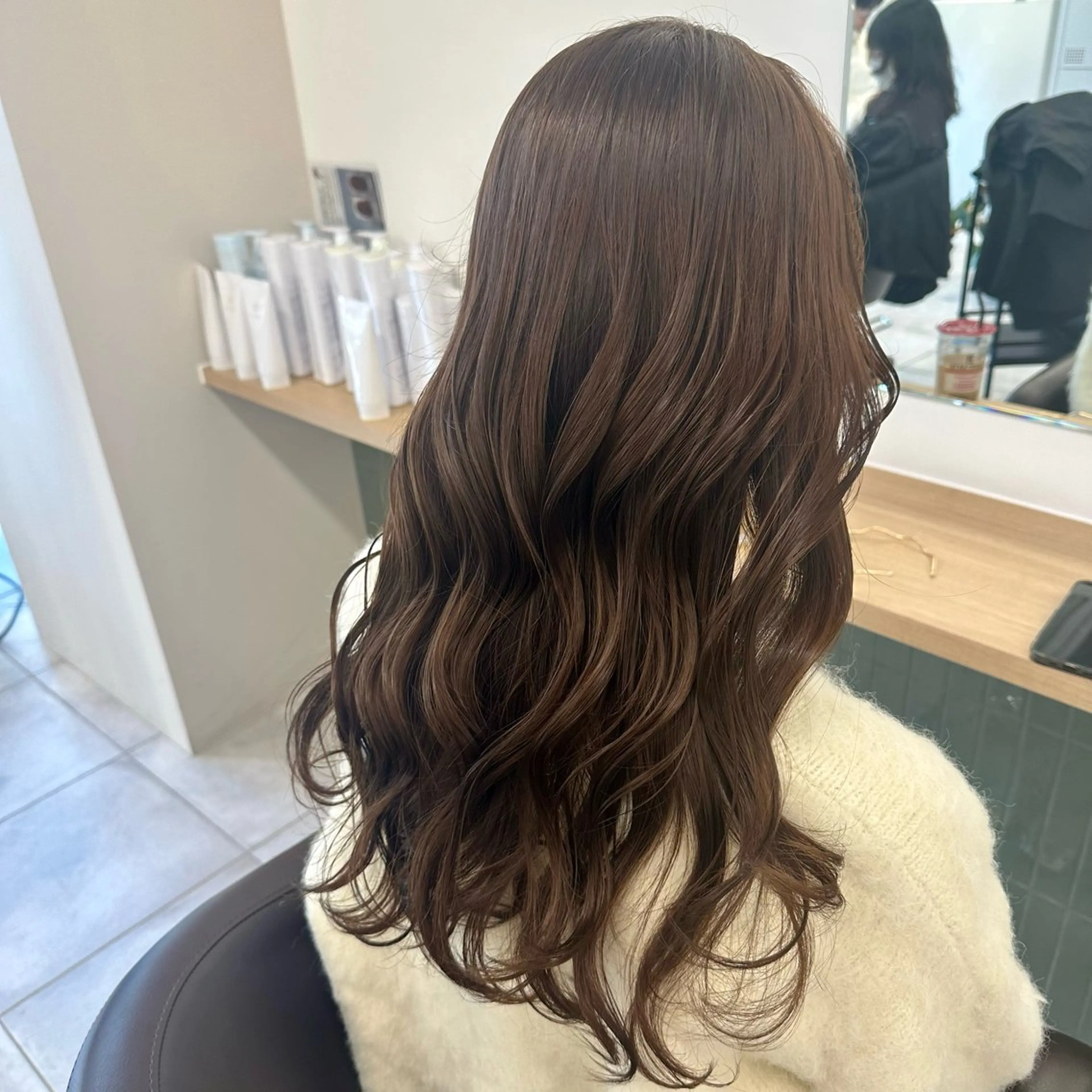 セミロング カラー カット ヘアカラー トリートメント ブリーチなし/レイヤ ー特化🌈Tommyのヘアスタイル