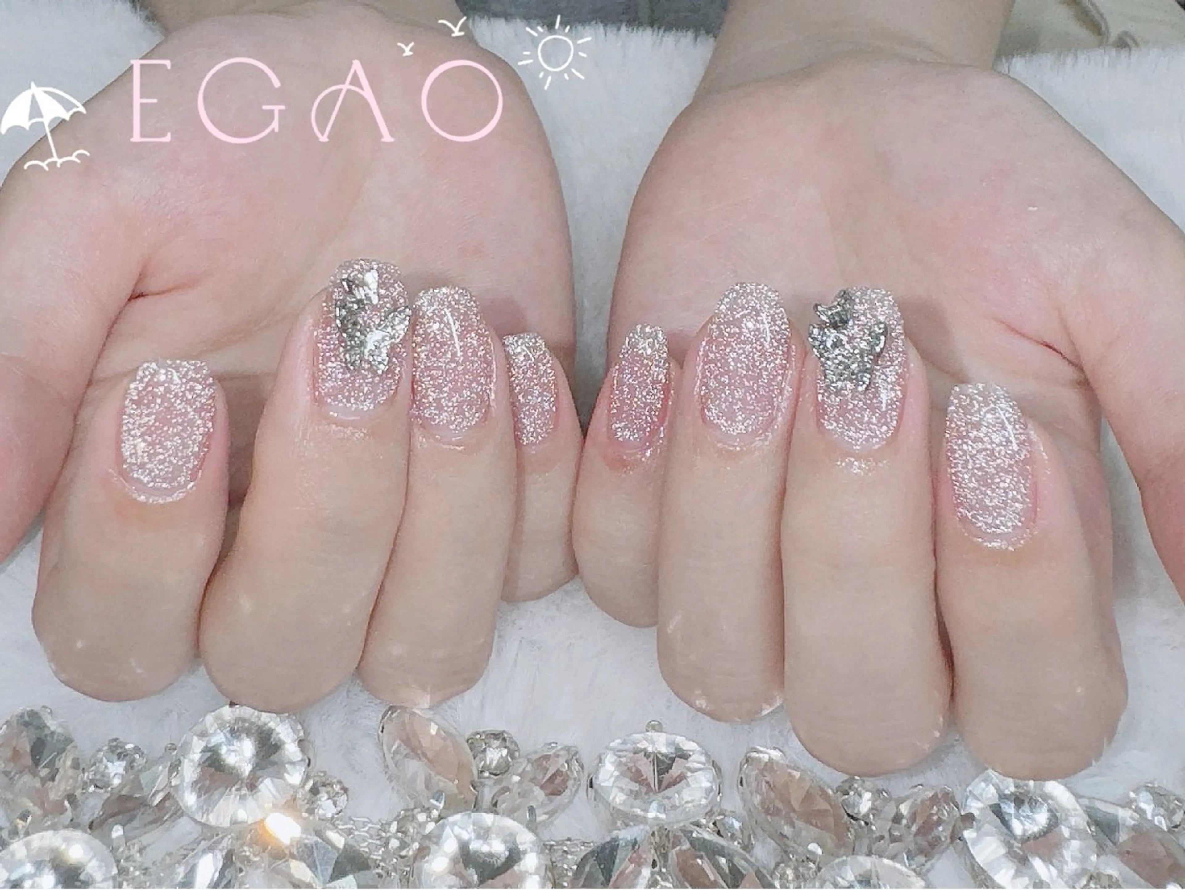 ネイル アートネイル フットネイル フレンチネイル ジェルネイル グラデーション ハンドネイル Egao Nail Salonのネイルデザイン