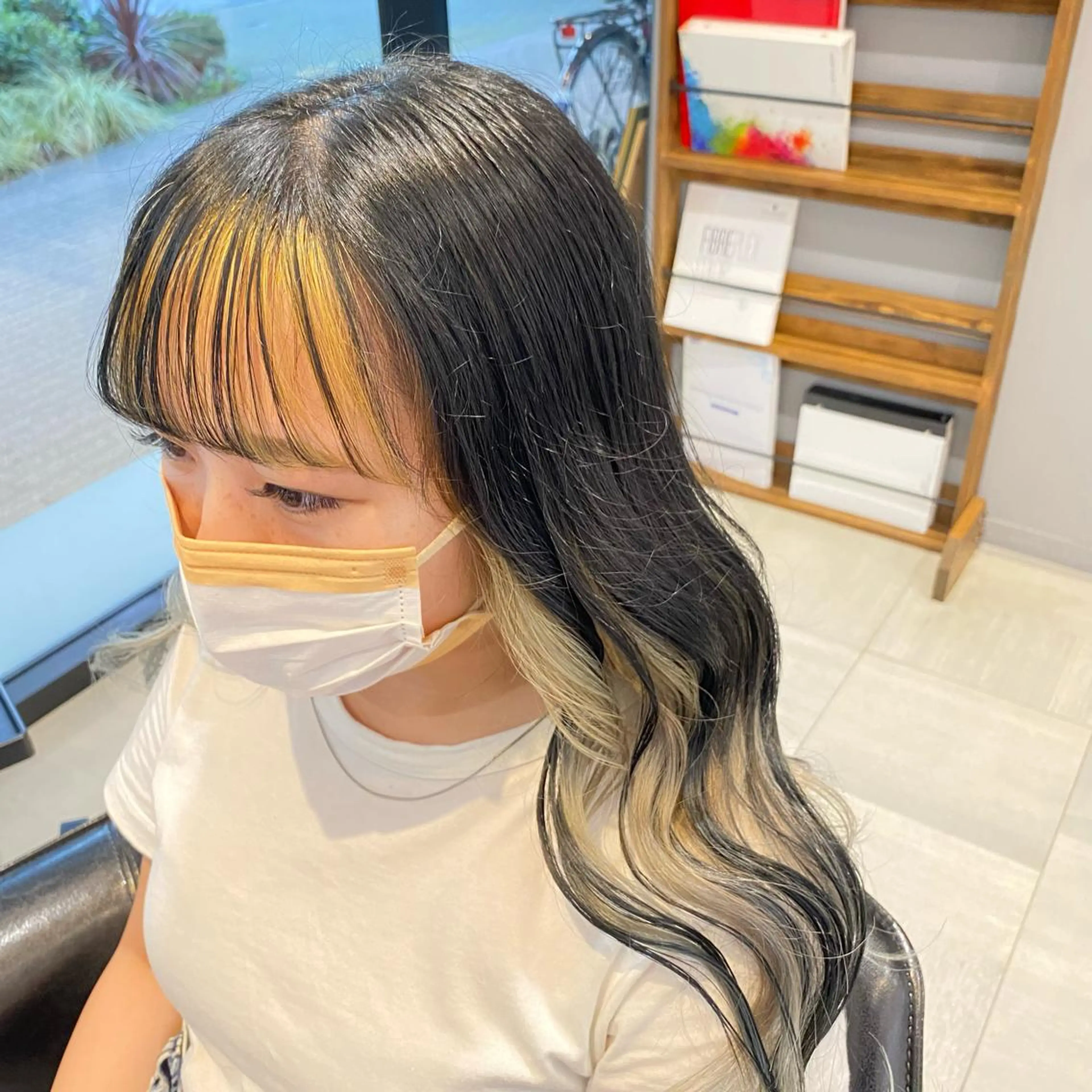 セミロング カラー EARTH湘南台店 ⭐️モリモトのヘアスタイル