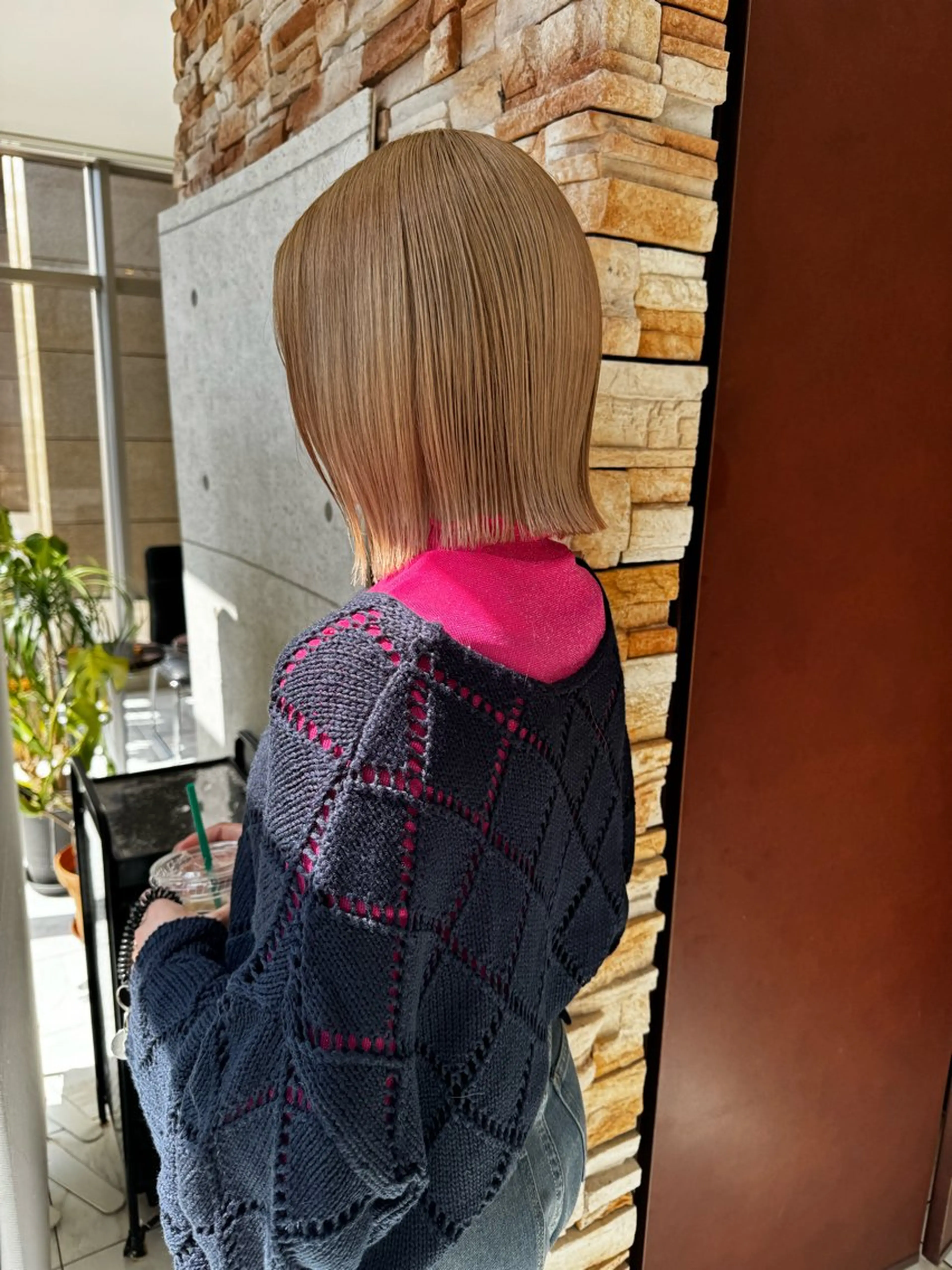 ミディアム ハイライト 髪質改善 韓国風ヘア 小顔カット カット ヘアカラー トリートメント ⭐️透け感カラー /齊藤容史⭐️のヘアスタイル