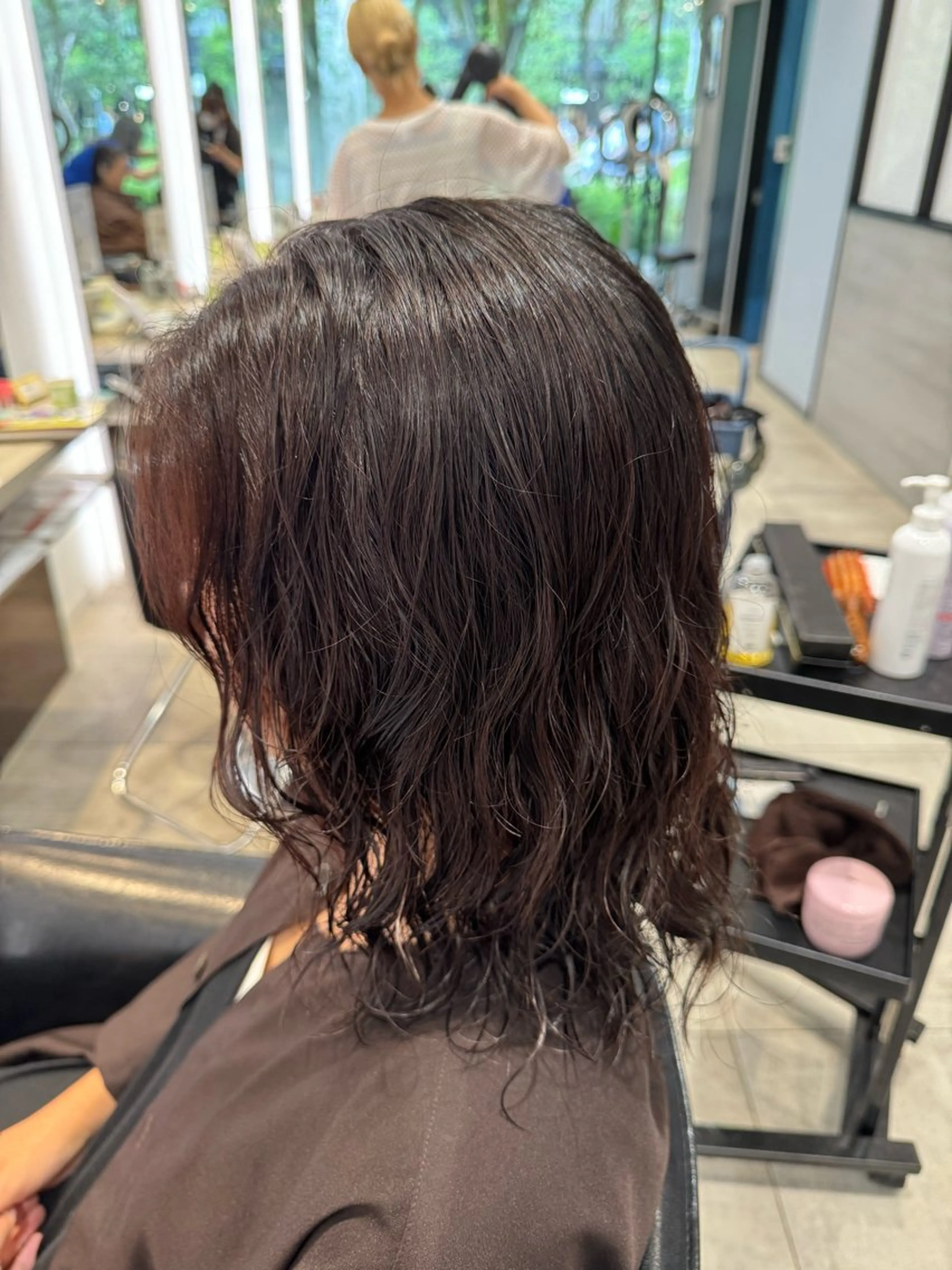 ミディアム カラー シールエクステ earth/sayaのヘアスタイル