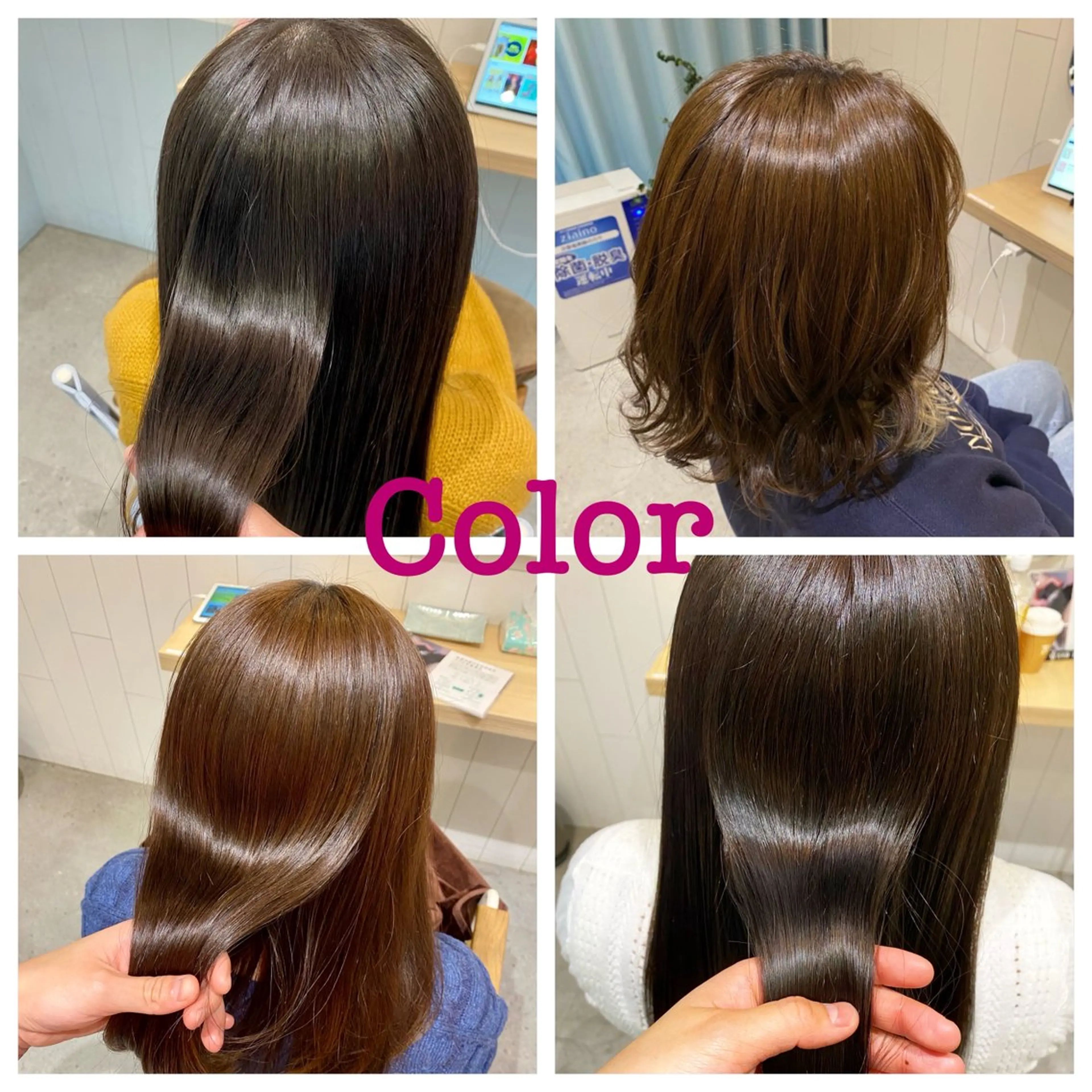 カラー エリア唯一🌈ᵕ̈* 派手髪モリヤ🌺のヘアスタイル