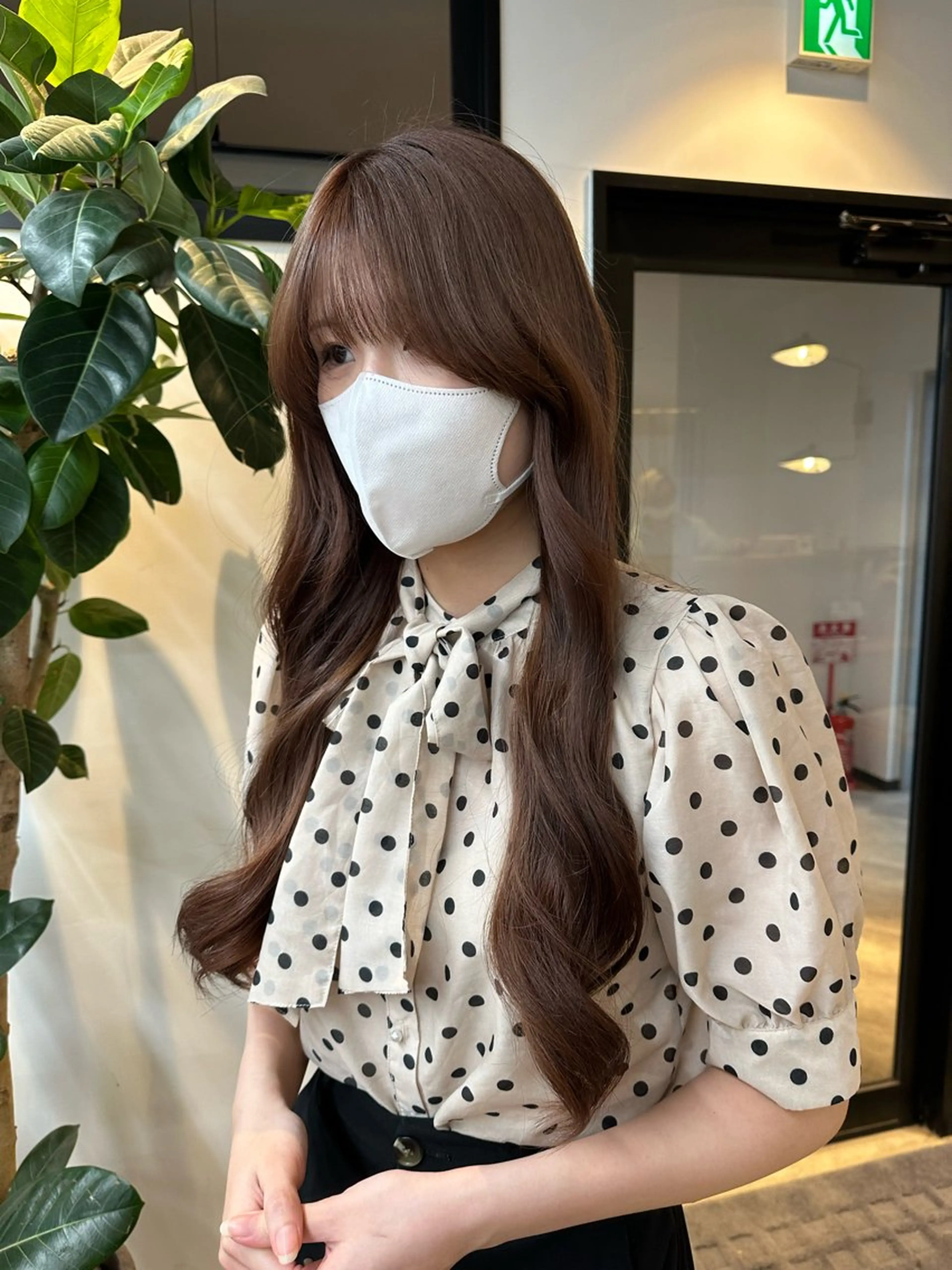 ロング カラー yuika .のヘアスタイル