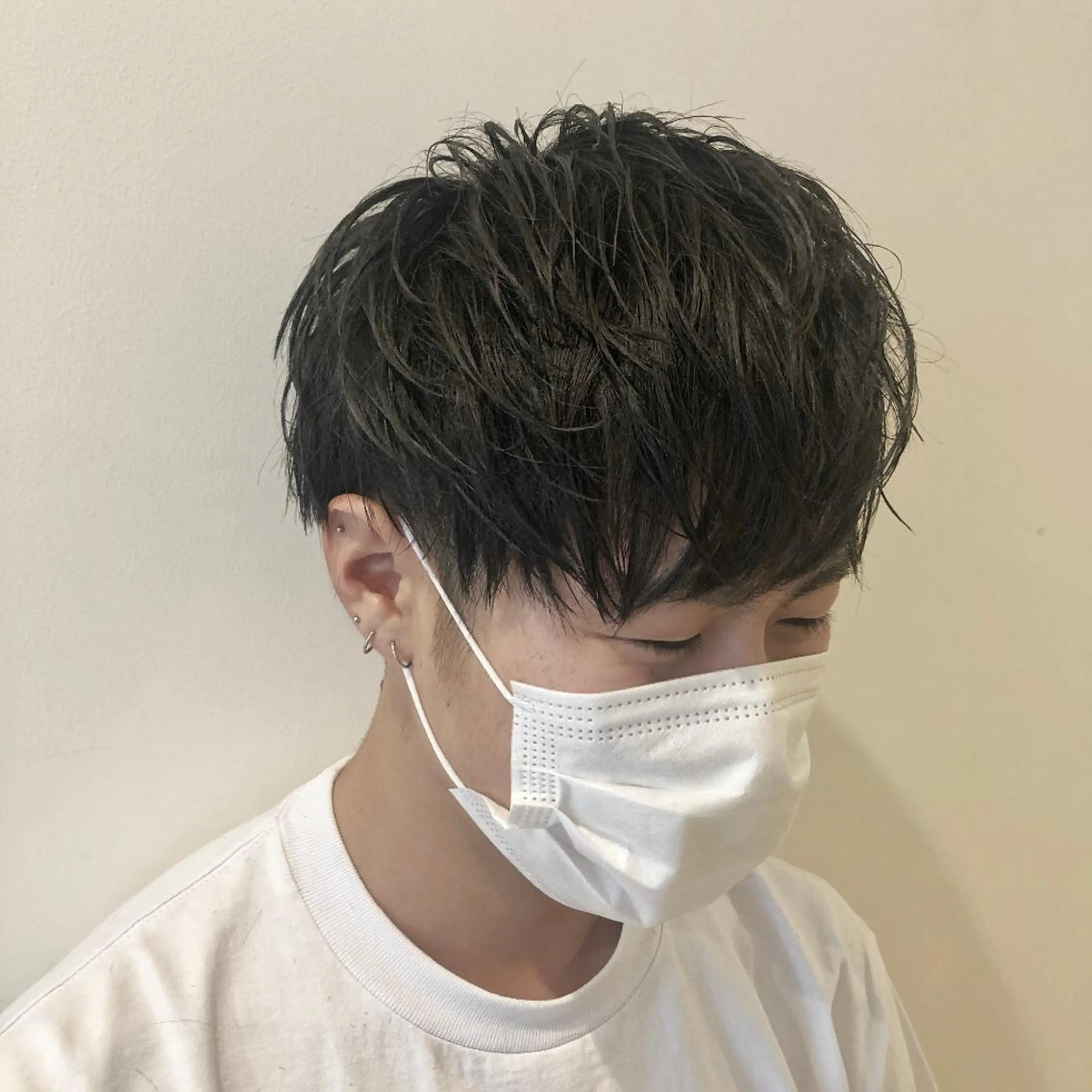 ショート ヘアアレンジ メンズ 美容室sand 横浜のヘアスタイル