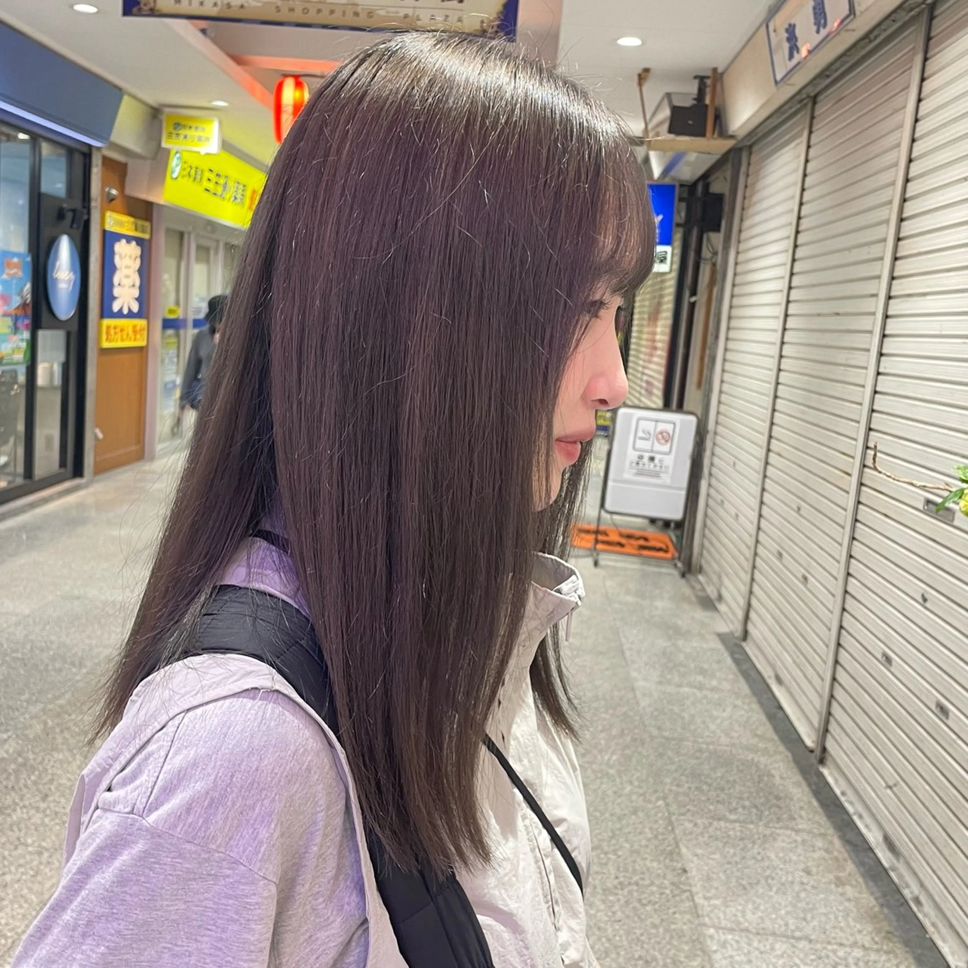 ミディアム ヘアカラー 💖カットモデル募集 小松晴香💖のヘアスタイル