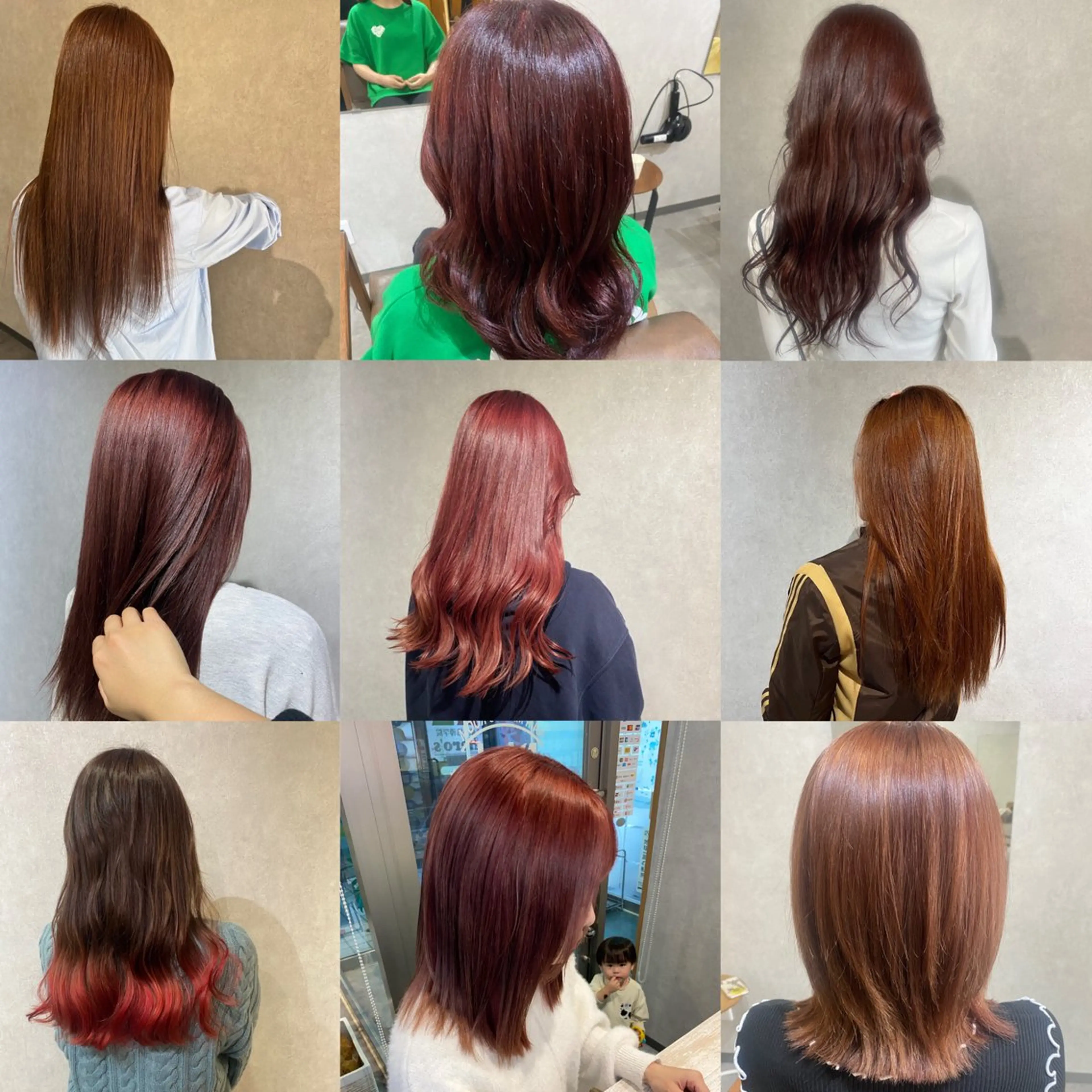 カラー ヘアカラー Bish Yanaのヘアスタイル