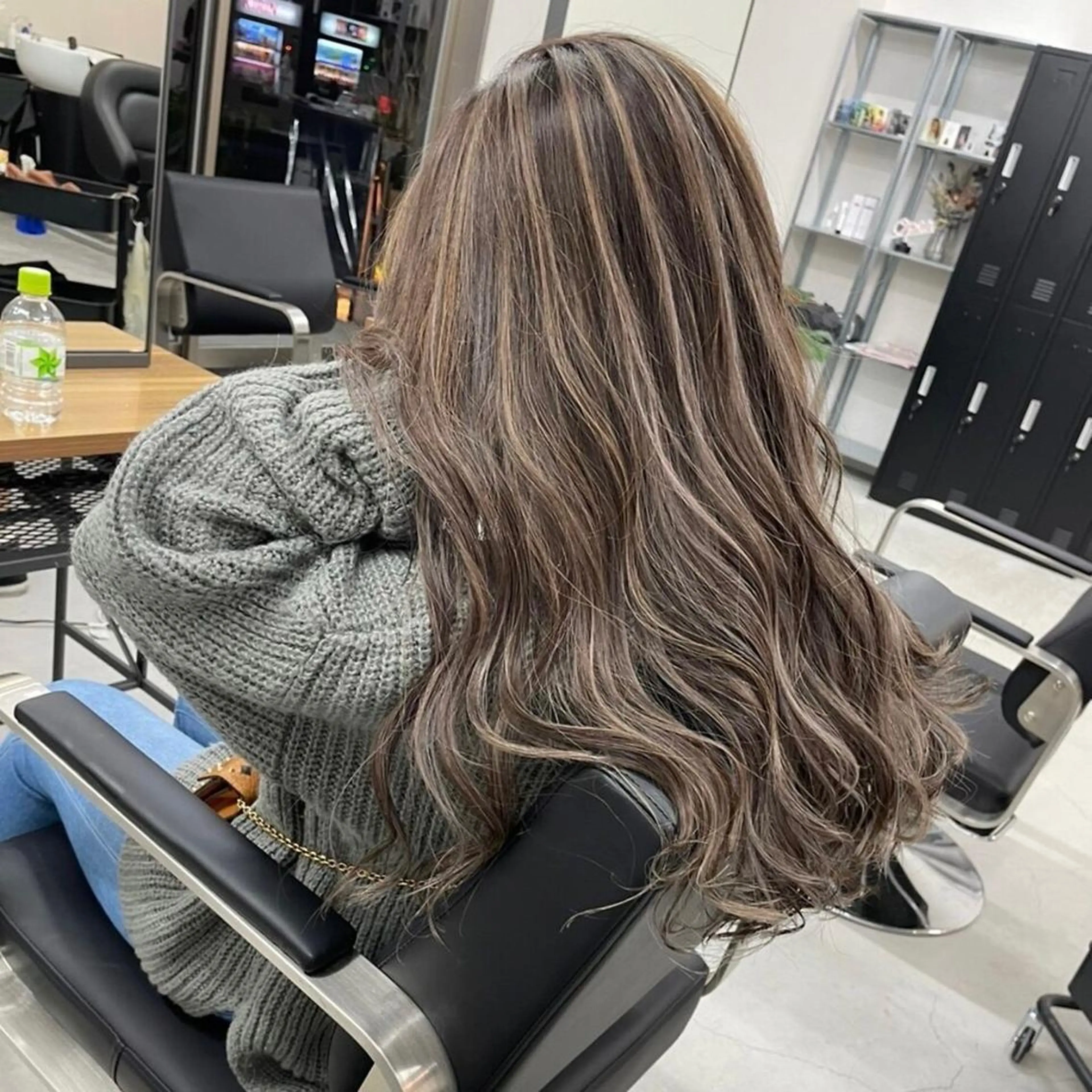 ロング 韓国風カラー ボブ 外国人風カラー ハイライト 髪質改善 メンズカット✂️ ¥2,200〜*土田のヘアスタイル