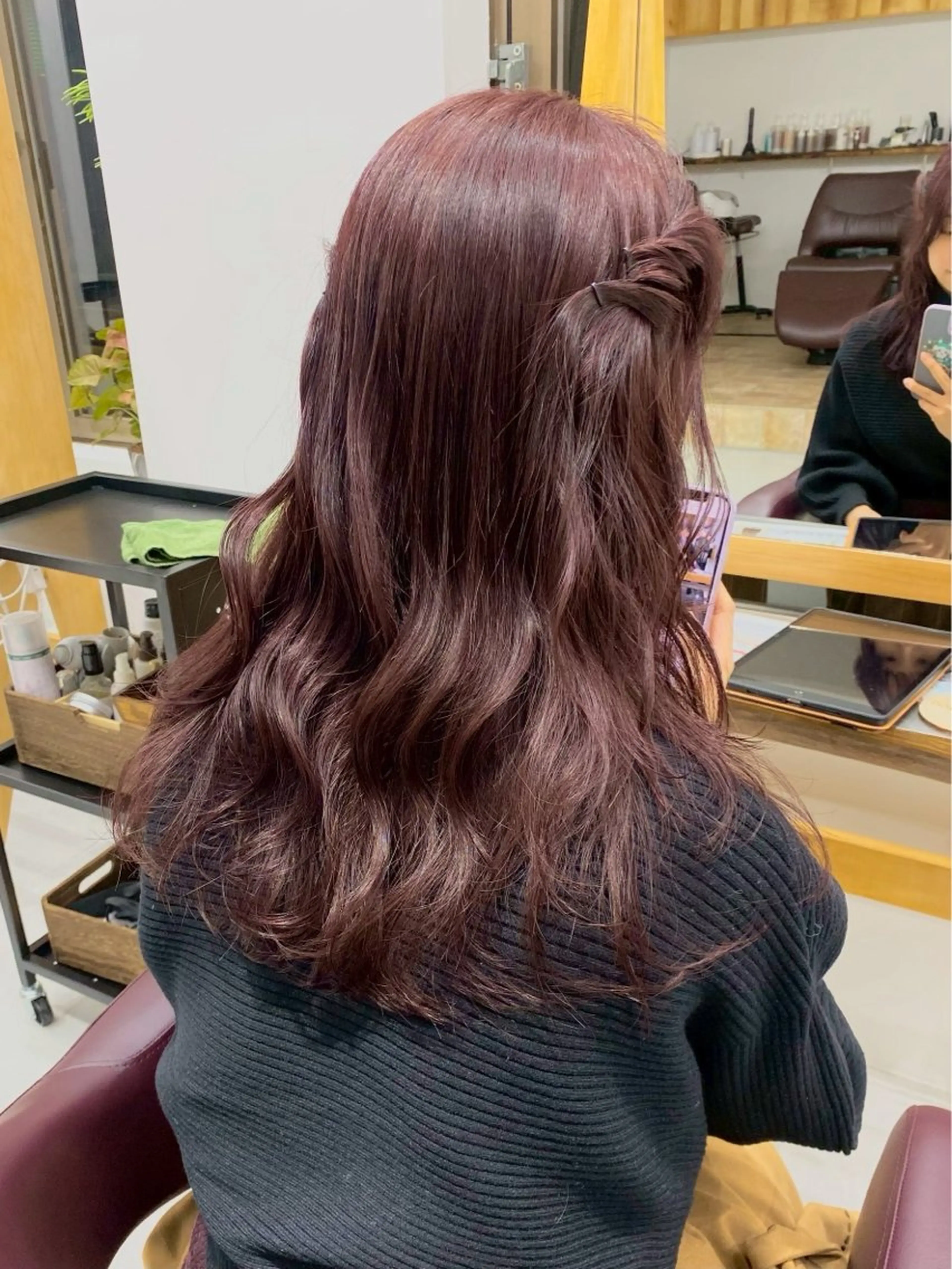 カラー ベージュカラー ブリーチ ブロンド ケアブリーチ 透明感カラー ヘアカラー トリートメント ナガエ ヒナミ名古屋/御器所のヘアスタイル