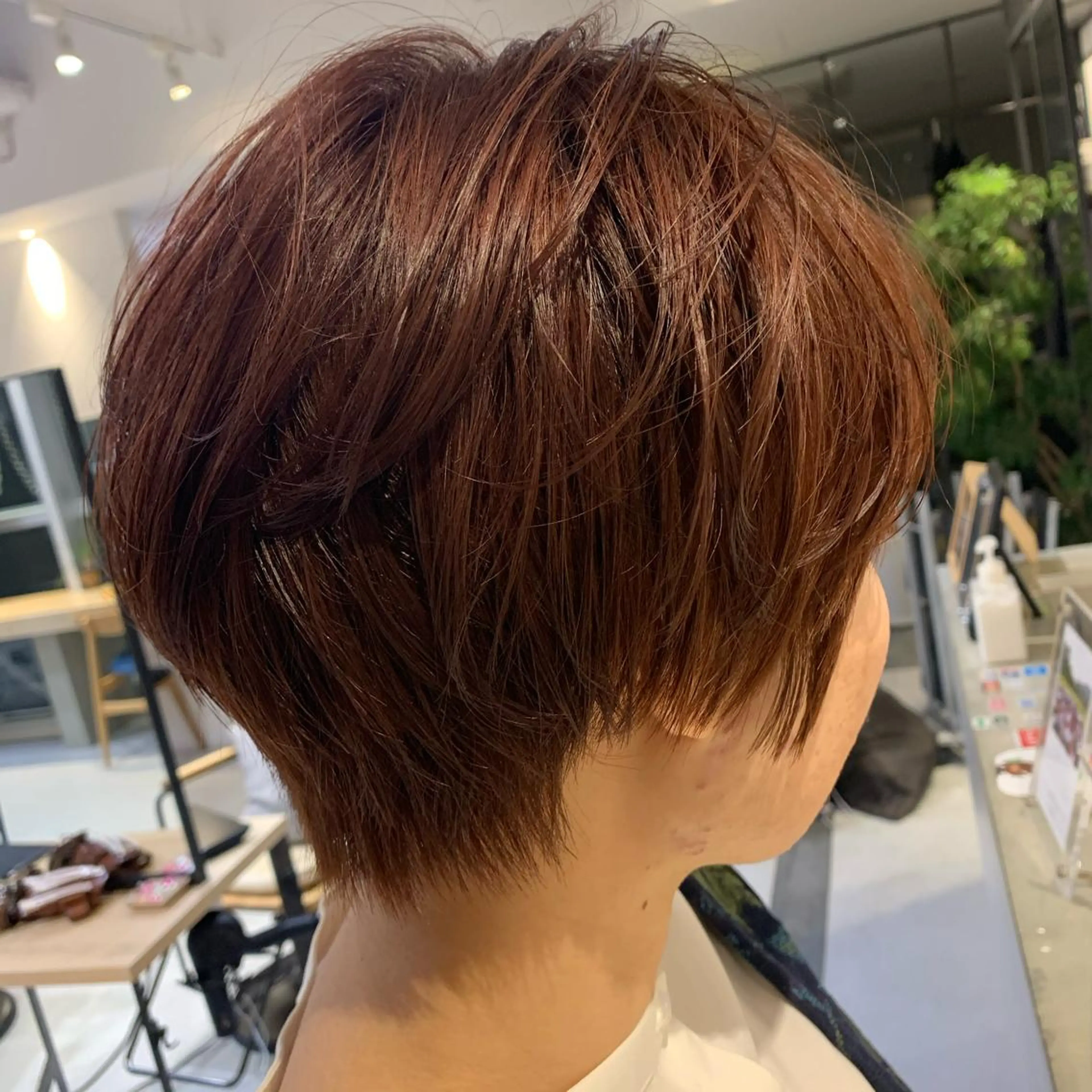 カラー オレンジ ピンクカラー 鈴木 真司のヘアスタイル