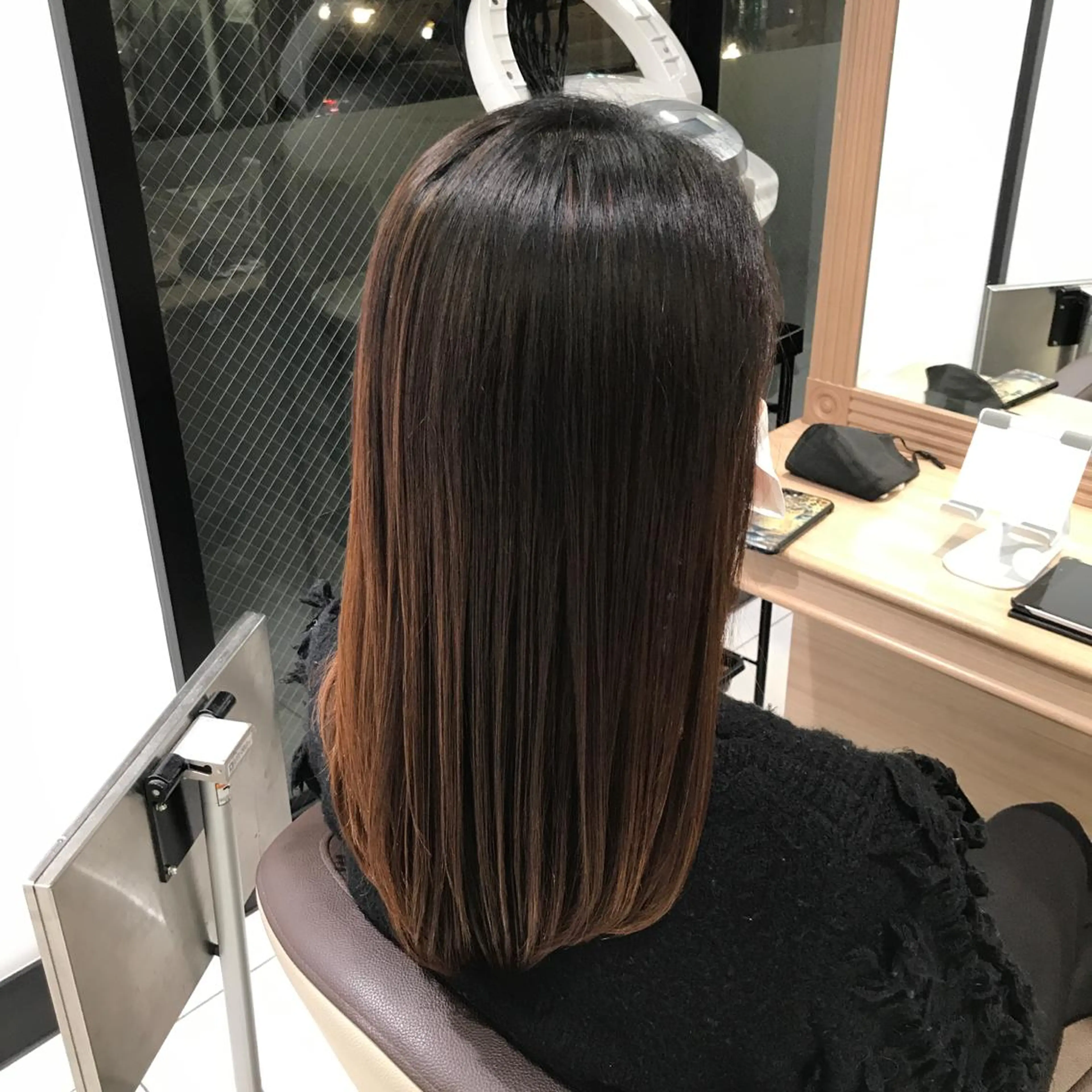 セミロング カラー メンズ特化/ パーマChihoのヘアスタイル