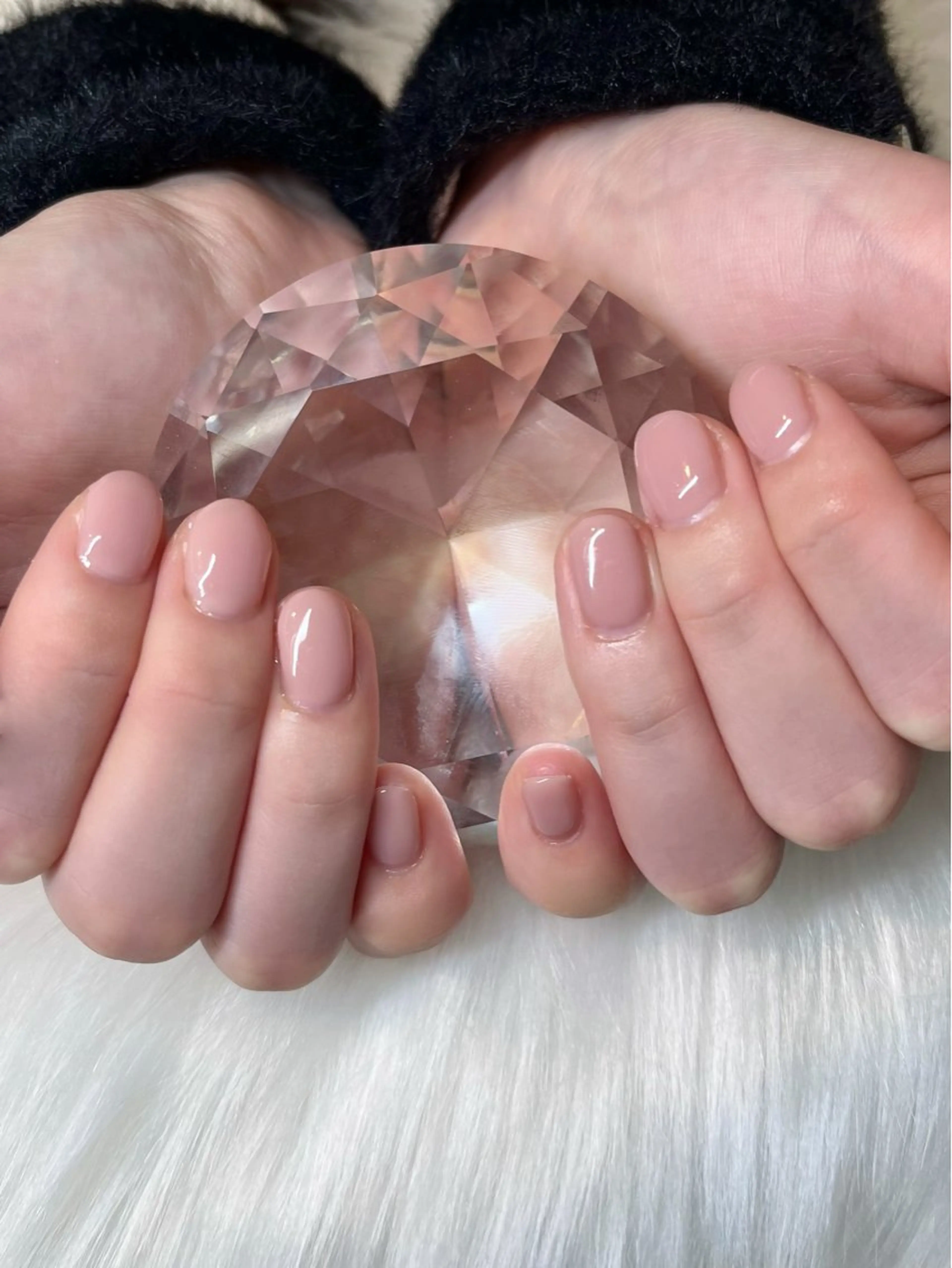 ネイル ワンカラーネイル ピンク ピンクベージュ ハンドネイル Bianca市川 高橋🍒のネイルデザイン