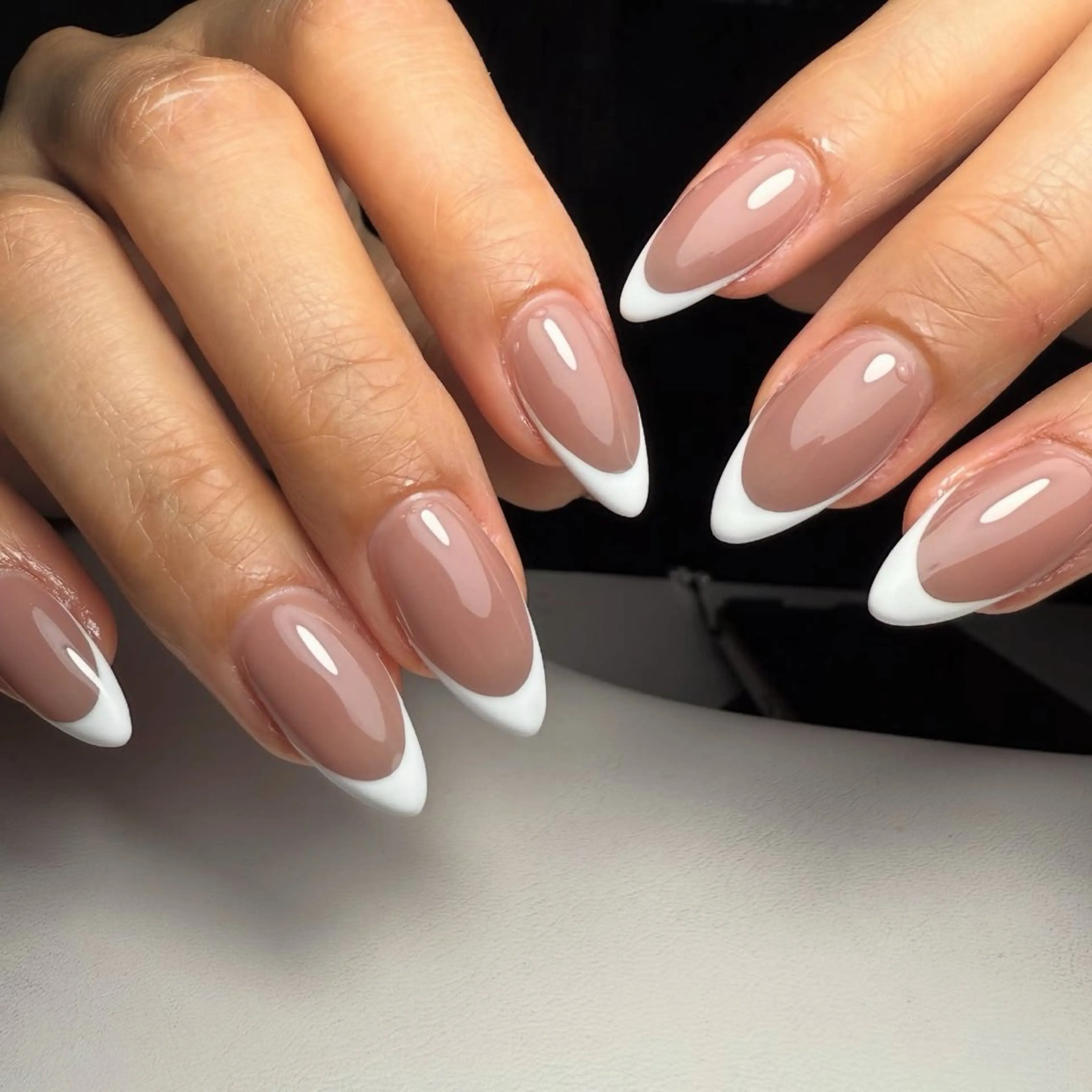 ネイル 長さ出し ジェルネイル 持ち込み オフィスネイル ワンカラーネイル ハンドネイル Michi_Nails_Salon所属・Michi Nail Staffのネイルデザイン