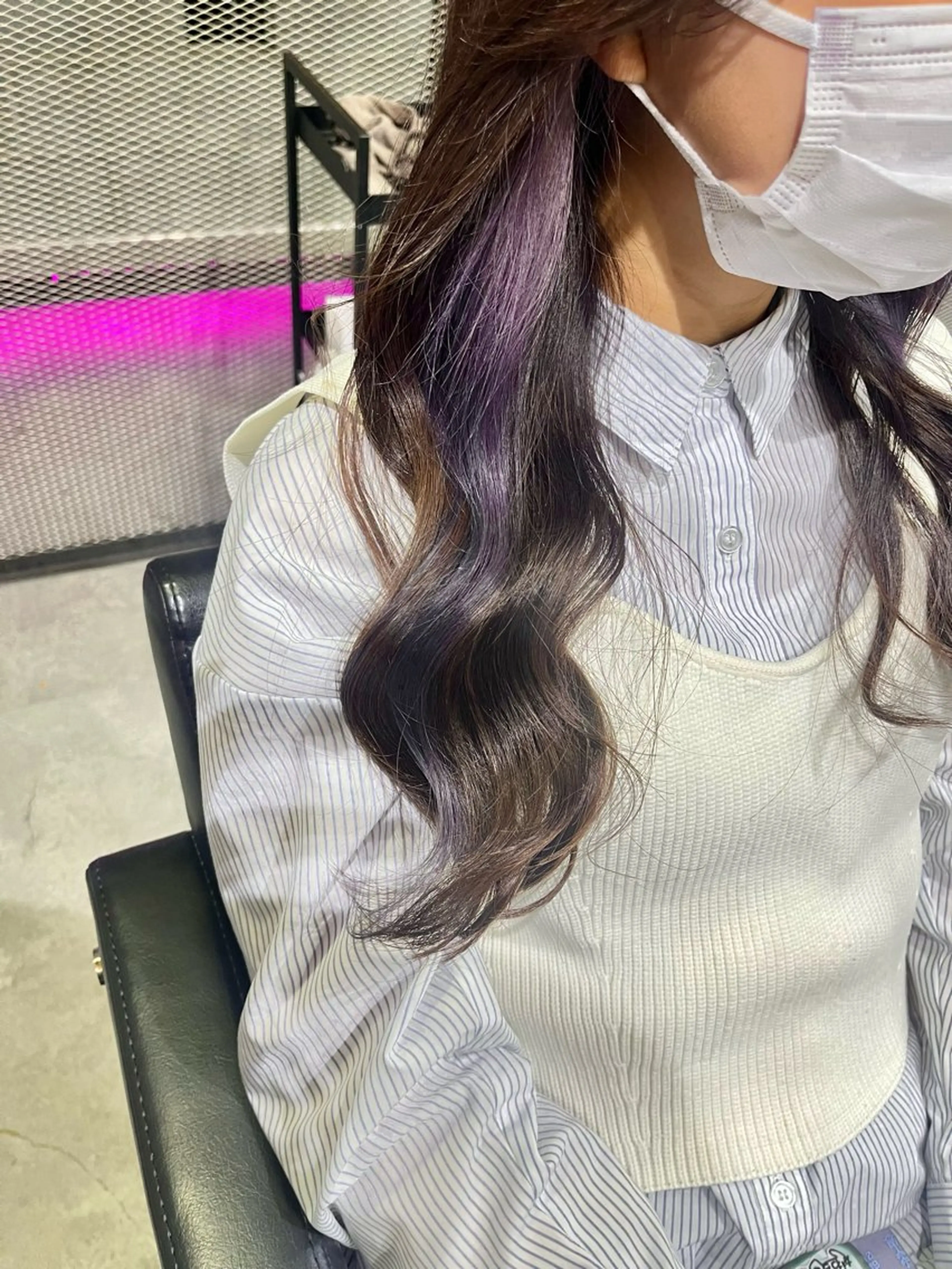 ロング カラー ヘアカラー 伊藤 由妃乃のヘアスタイル