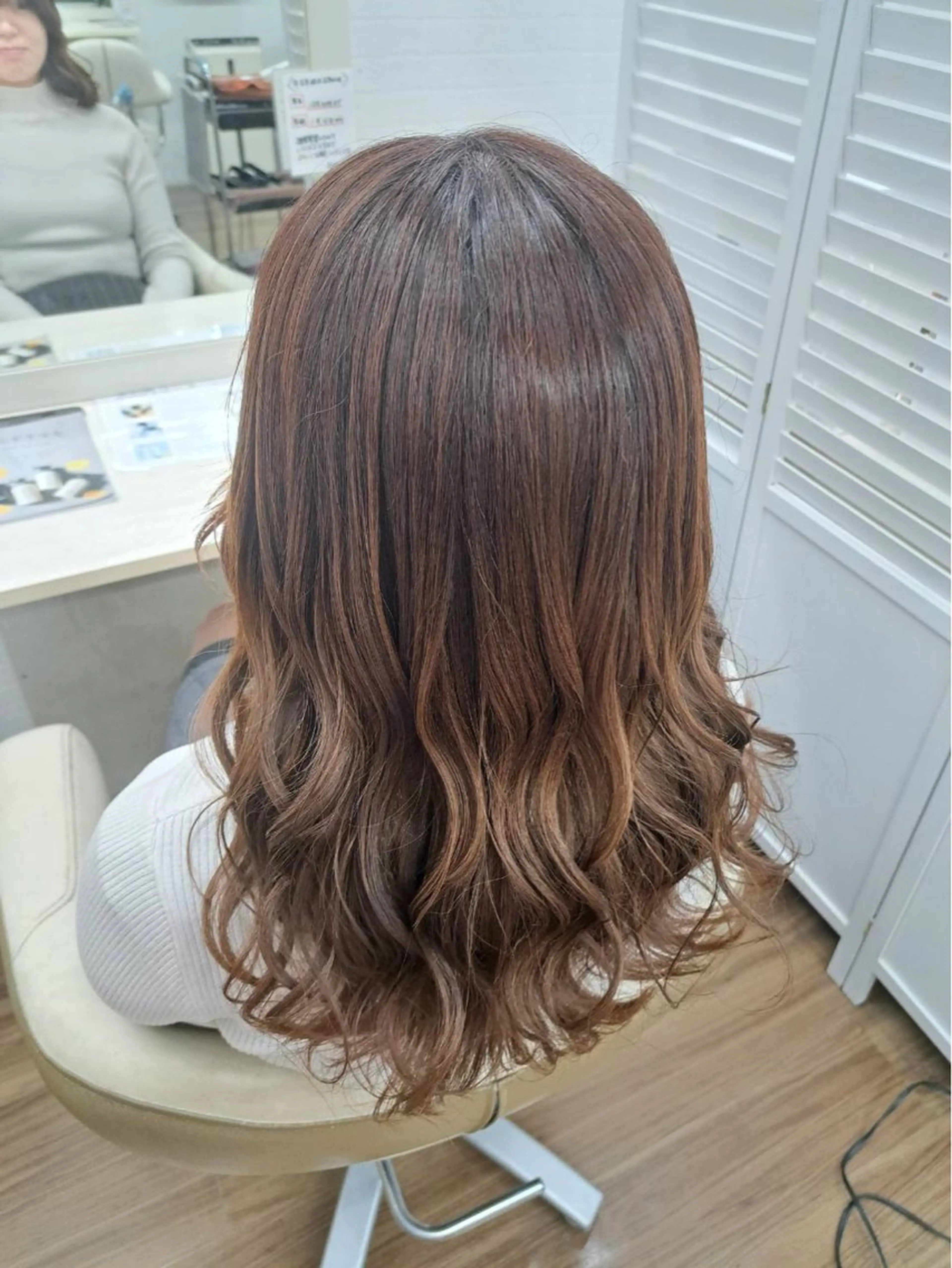 ロング ヘアアレンジ ヘアセット GLOSS 心斎橋 山上のヘアスタイル