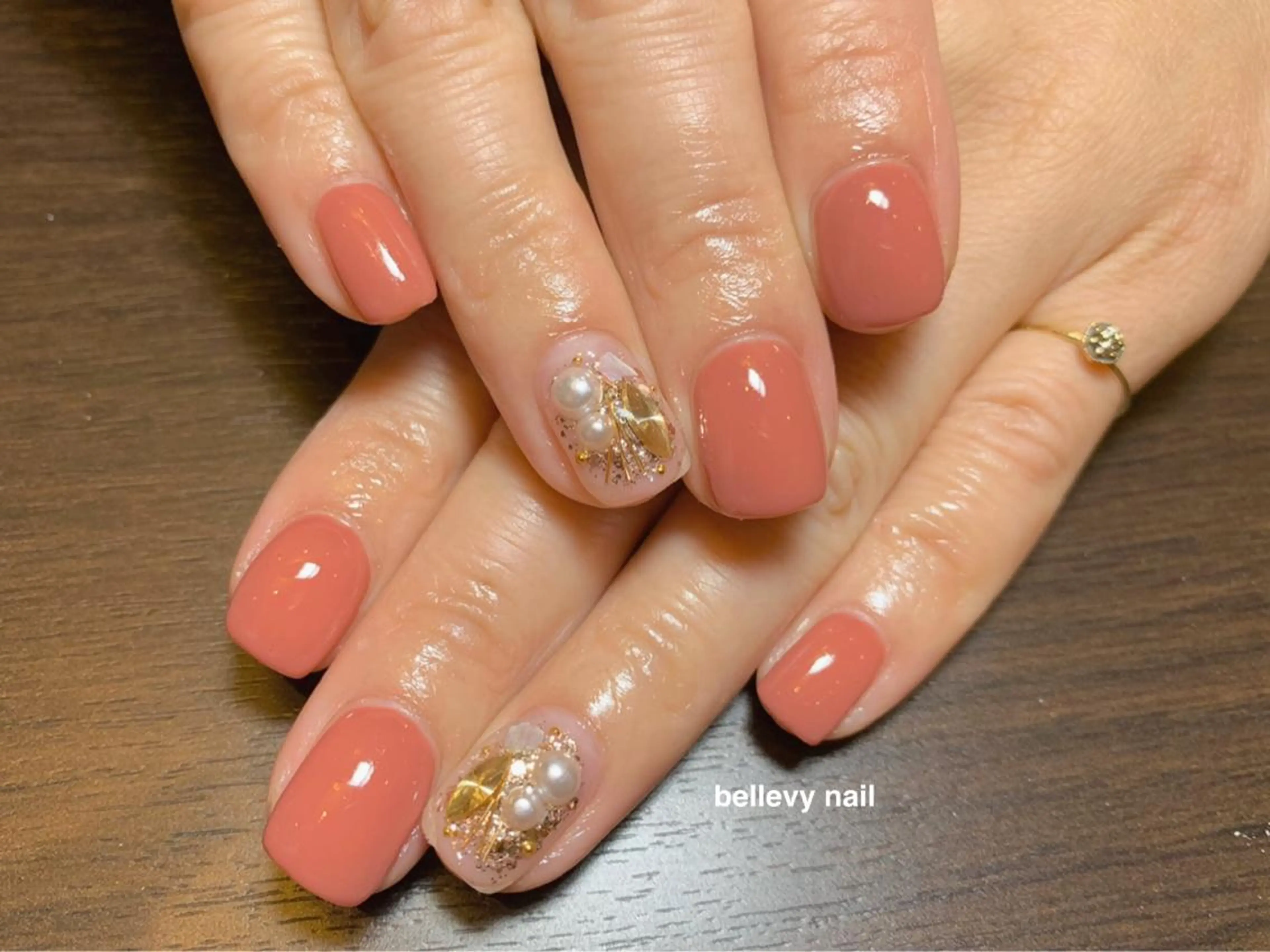 ネイル ハンドネイル bellevy所属・藤原 はずきのネイルデザイン