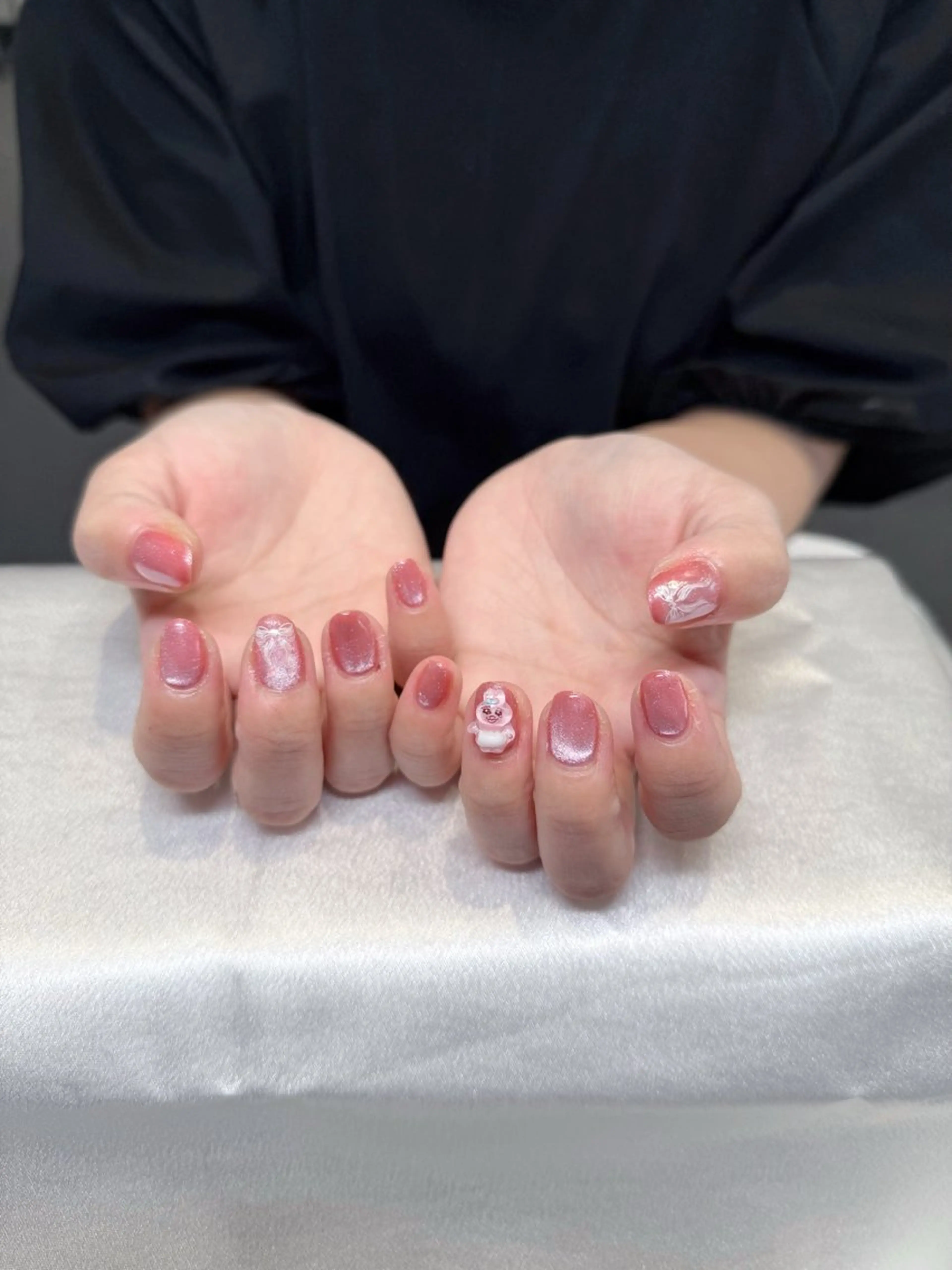 ネイル ハンドネイル nail salon menarii所属・mai 🩵のネイルデザイン