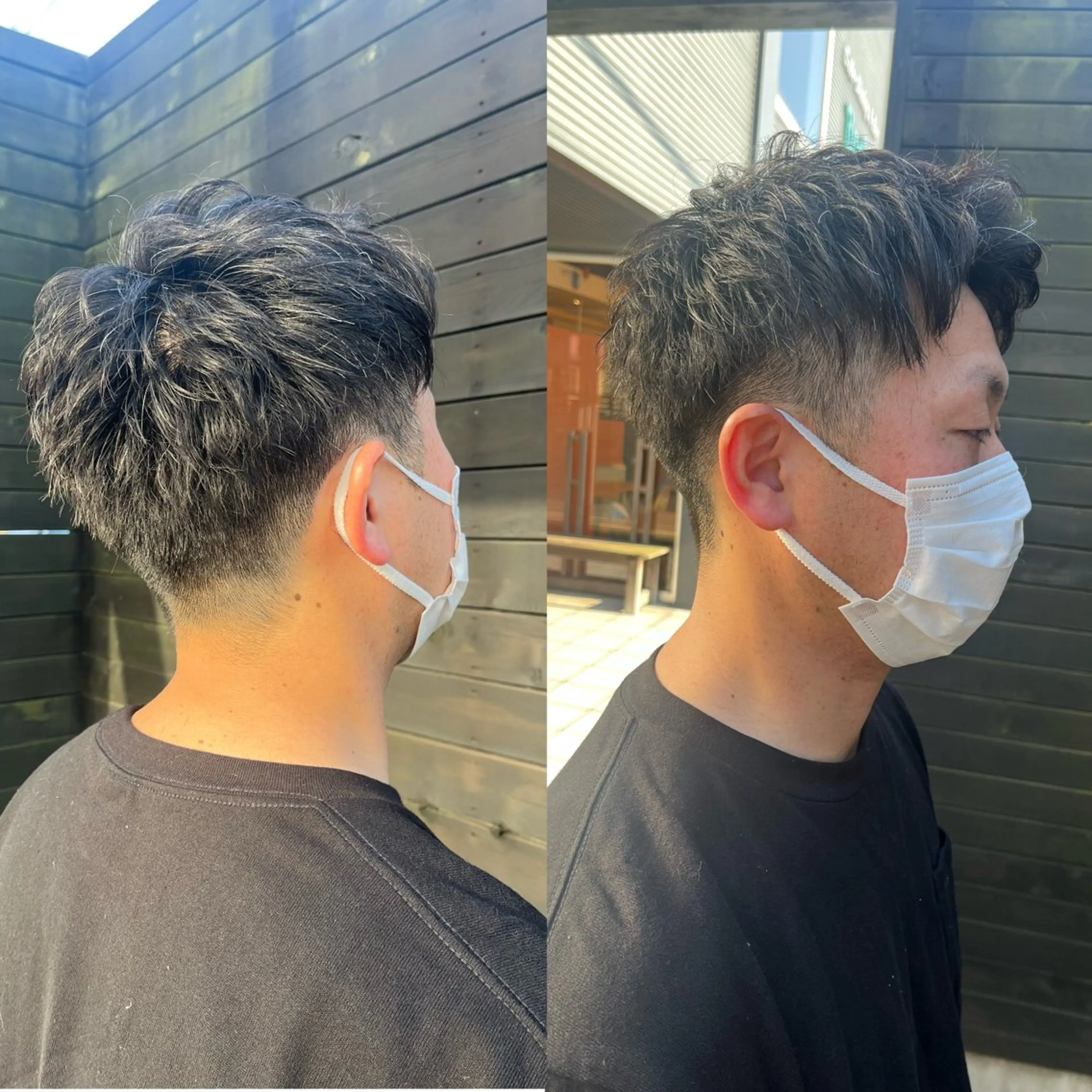 メンズ アップバング TAKAHASHI REIKAのヘアスタイル