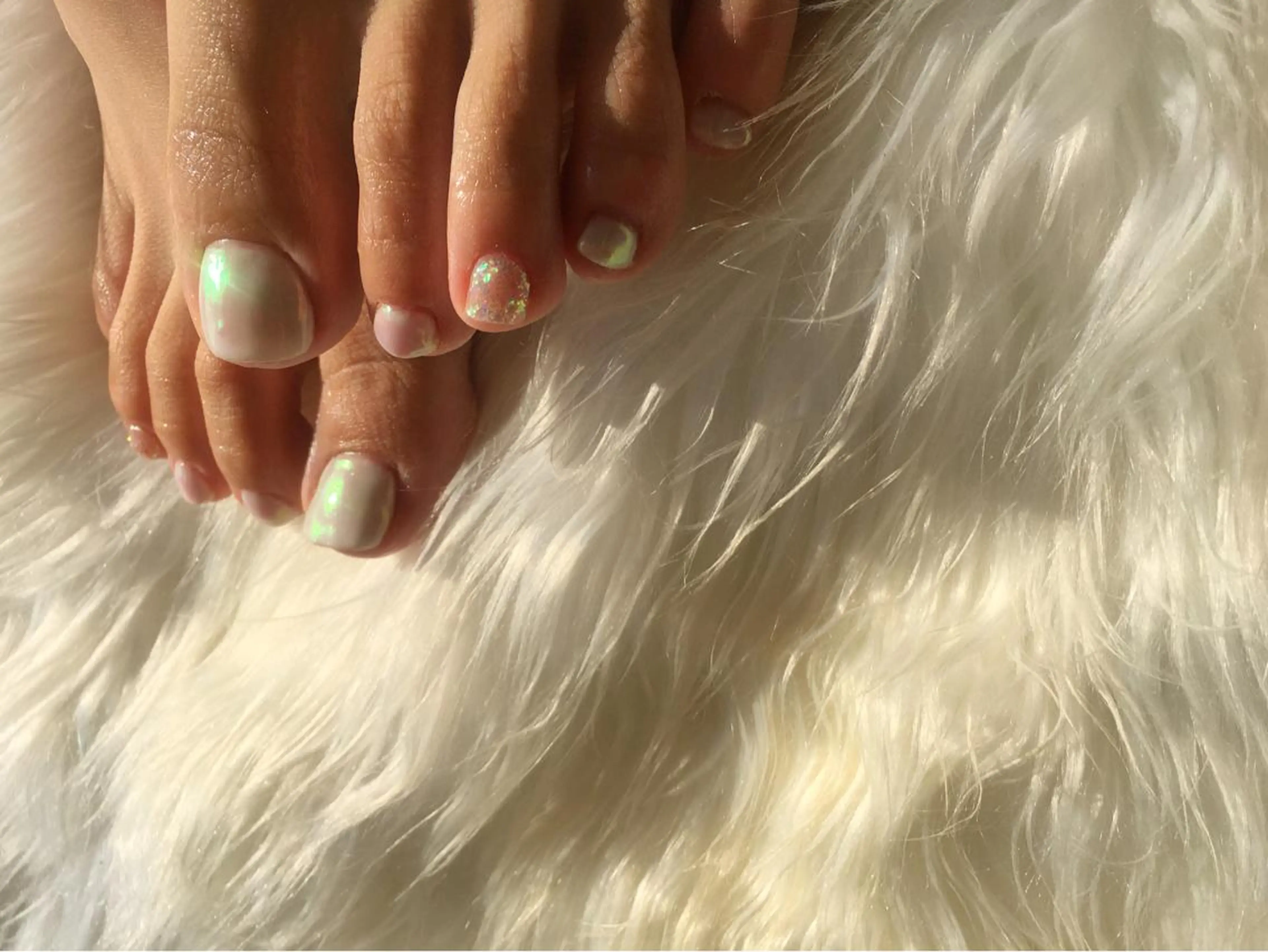 ネイル オーロラネイル ハンドネイル C'mere nailsのネイルデザイン