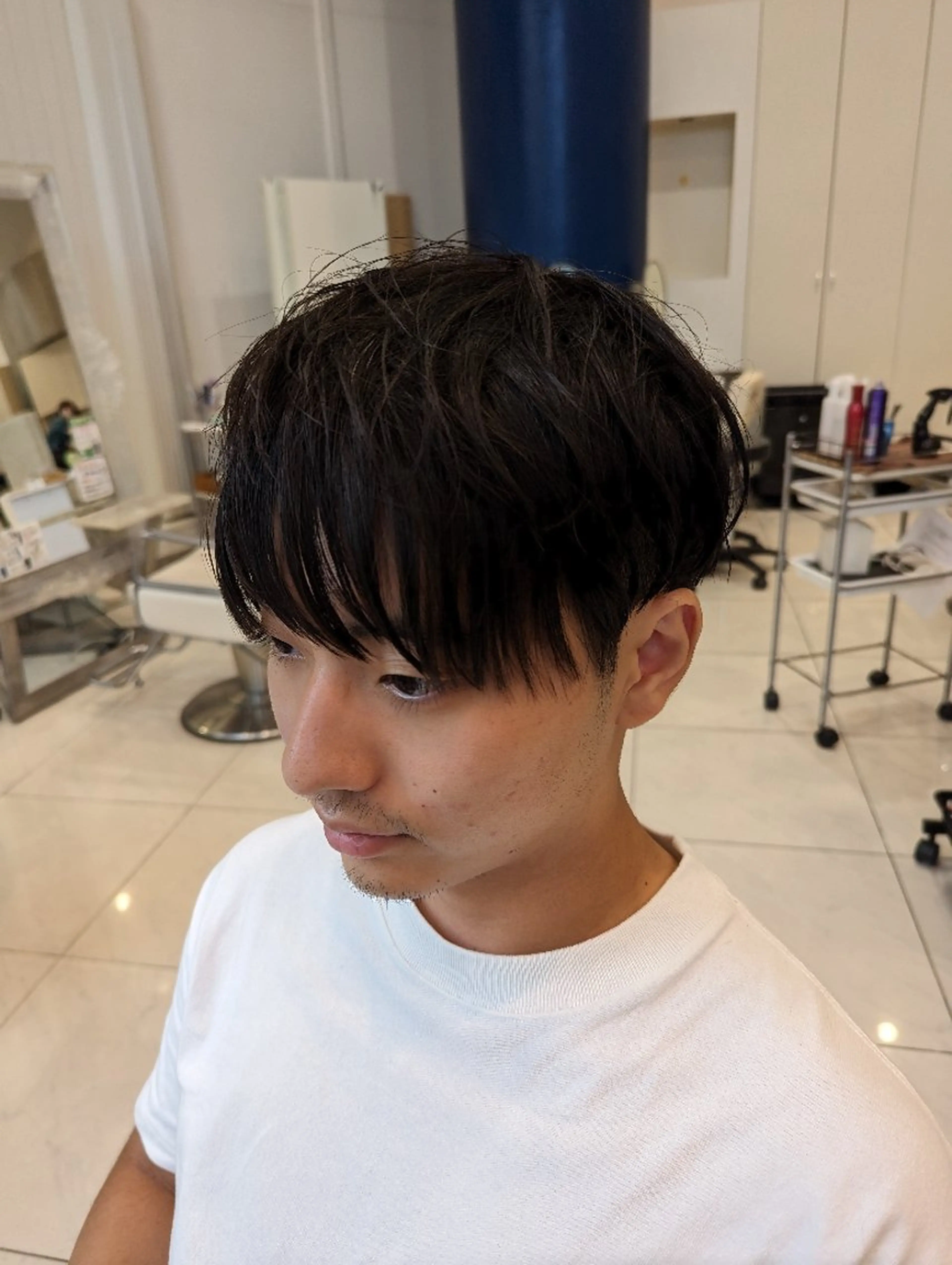 メンズ 骨格補正パーマ◎ 上村保幸のヘアスタイル
