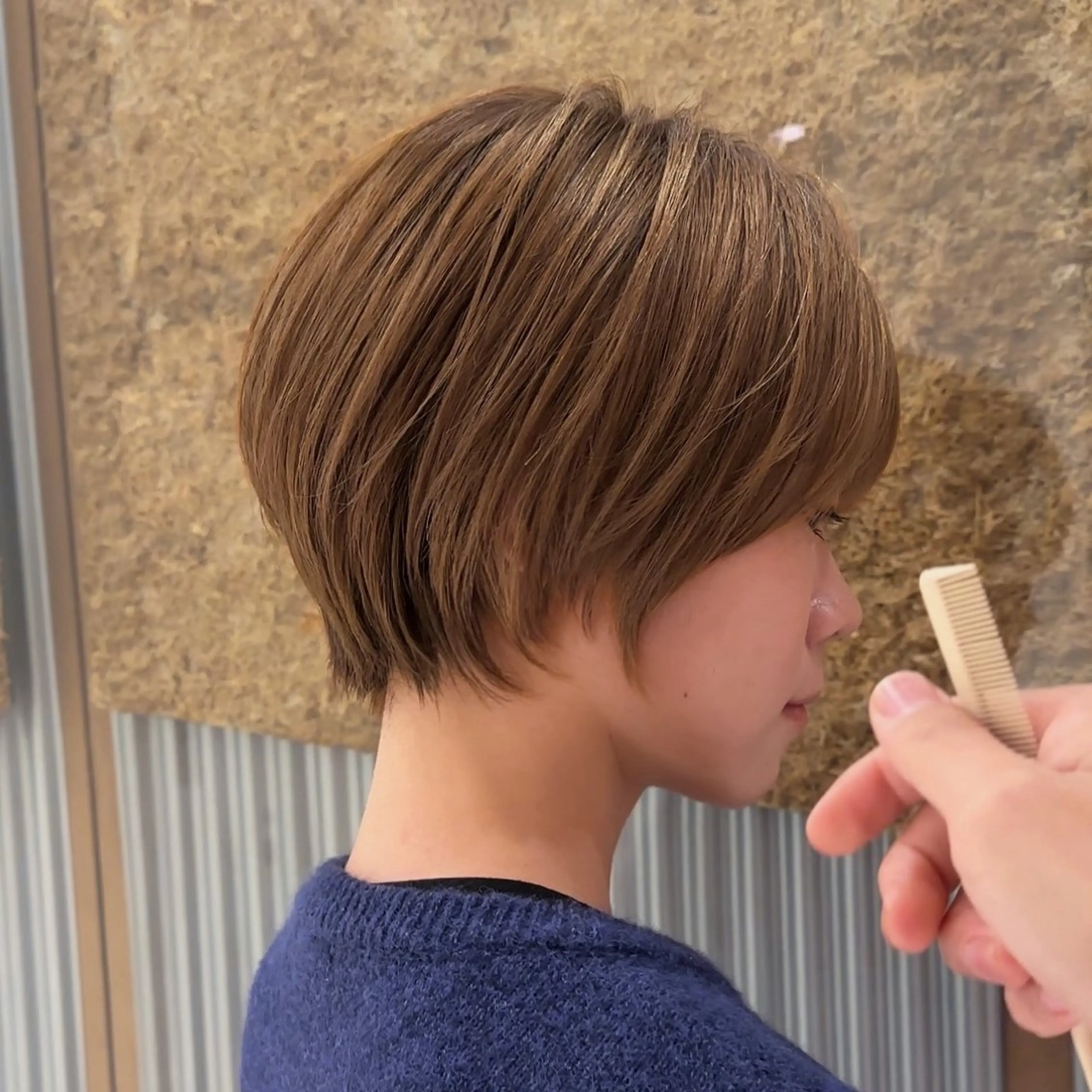 ショート 岸本 理希のヘアスタイル