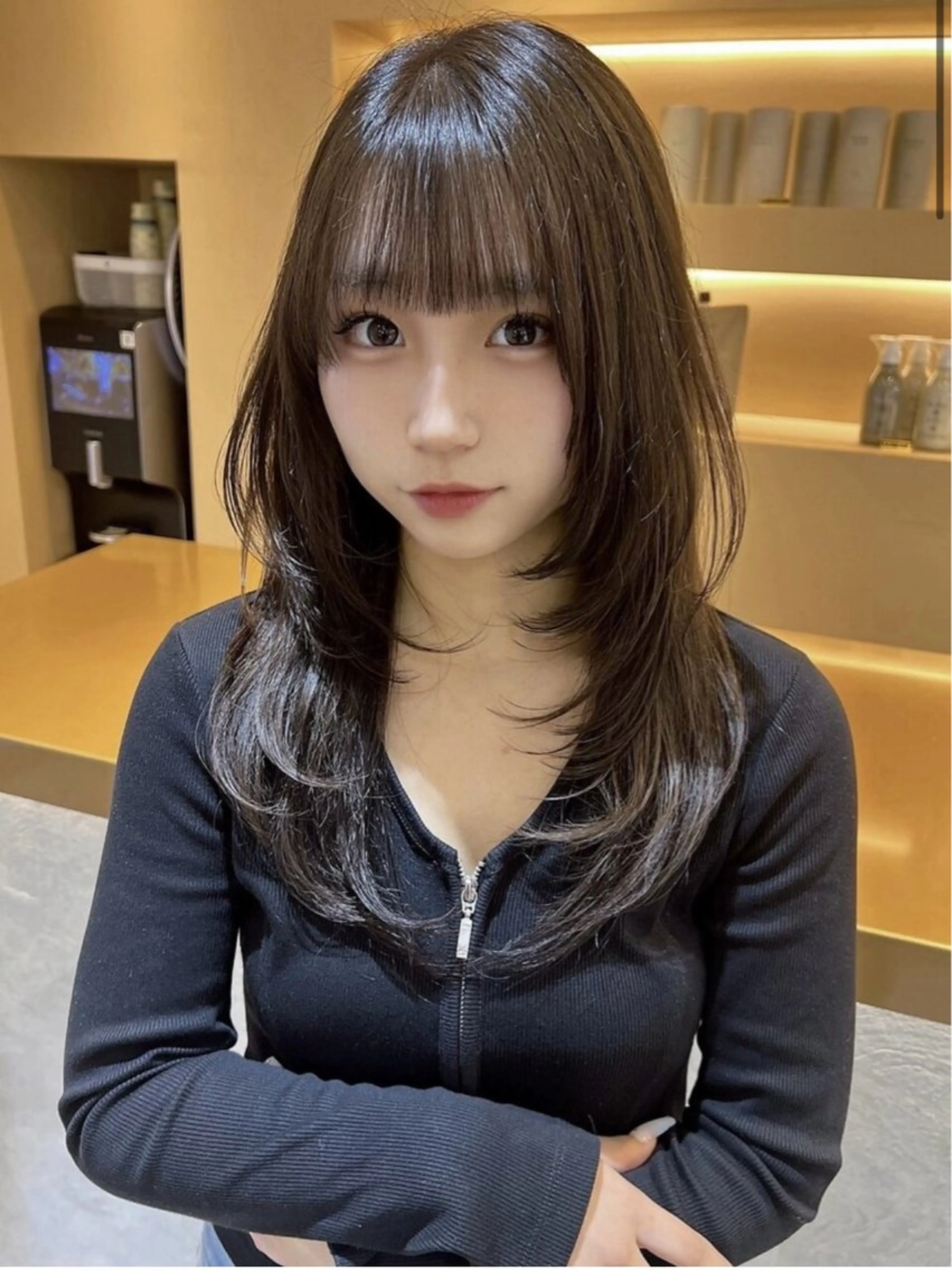 🌸ミニモ限定🌸【レイヤーカット】カット＋透明感アディクシーカラー＋ミルボン2stepTRの写真