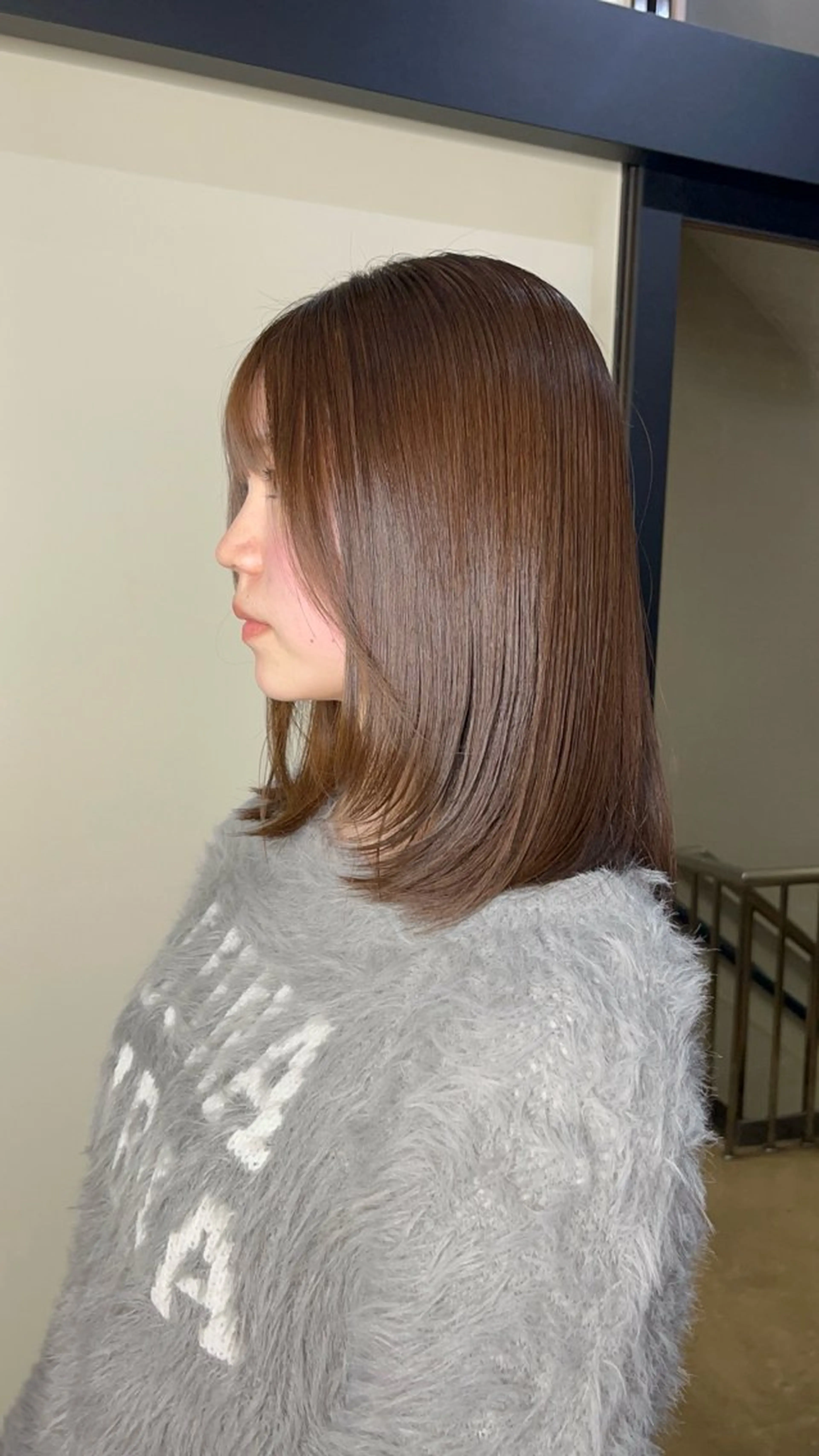 ミディアム カラー カット ヘアカラー トリートメント ヘアセット 垢抜けヘア 🍯ayumi🍯のヘアスタイル