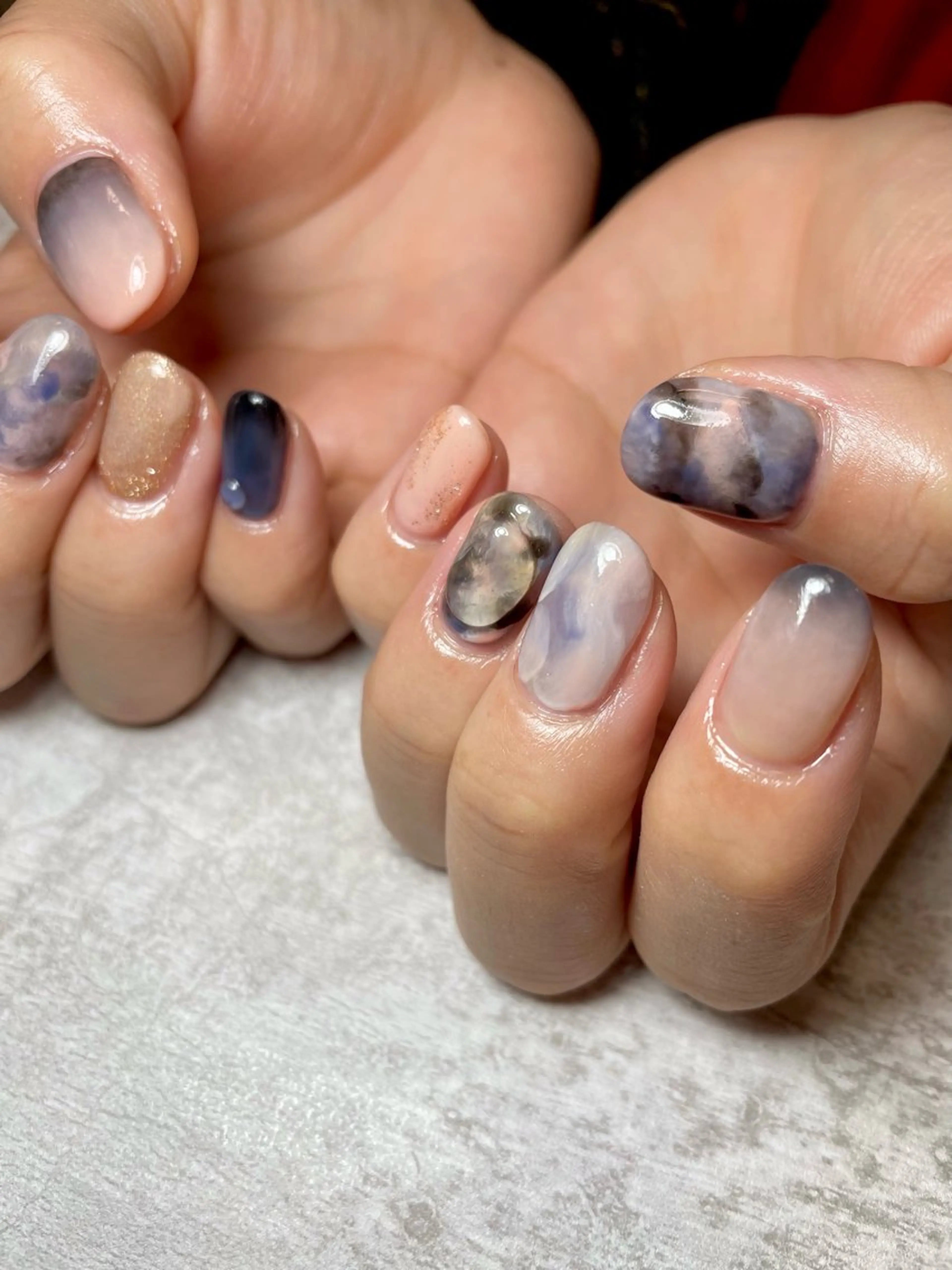 ネイル 持ち込み ニュアンスネイル BEAUTY GARDEN 【nail salon unseul】所属・nana .のネイルデザイン
