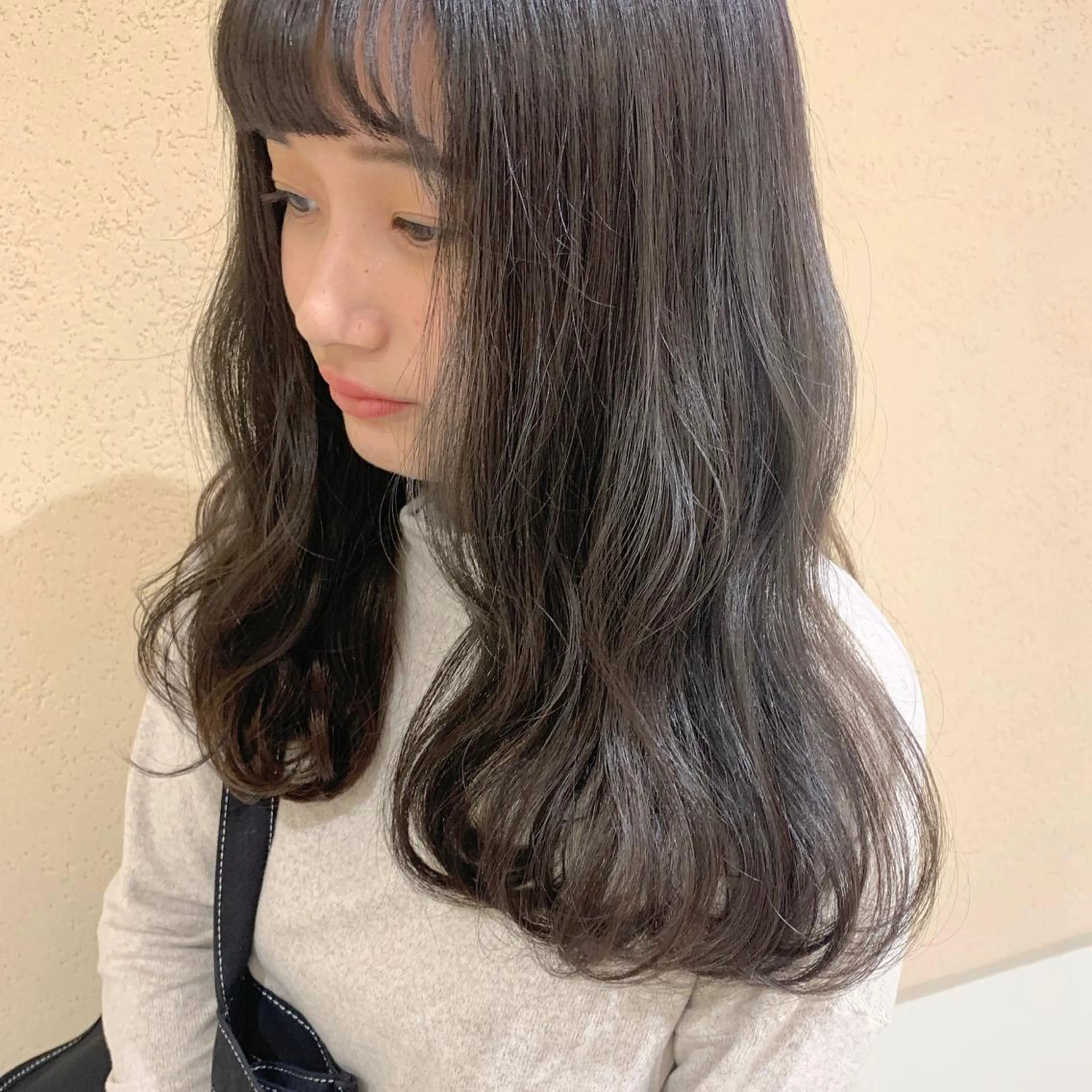 ロング カラー アッシュ 透明感カラー ダークアッシュ カット ヘアカラー トリートメント GO TODAY SHAiRE SALON所属・𝒢𝒾𝓇𝓁𝓎 ⑅　𝓎𝓊𝓀𝒶のヘアスタイル