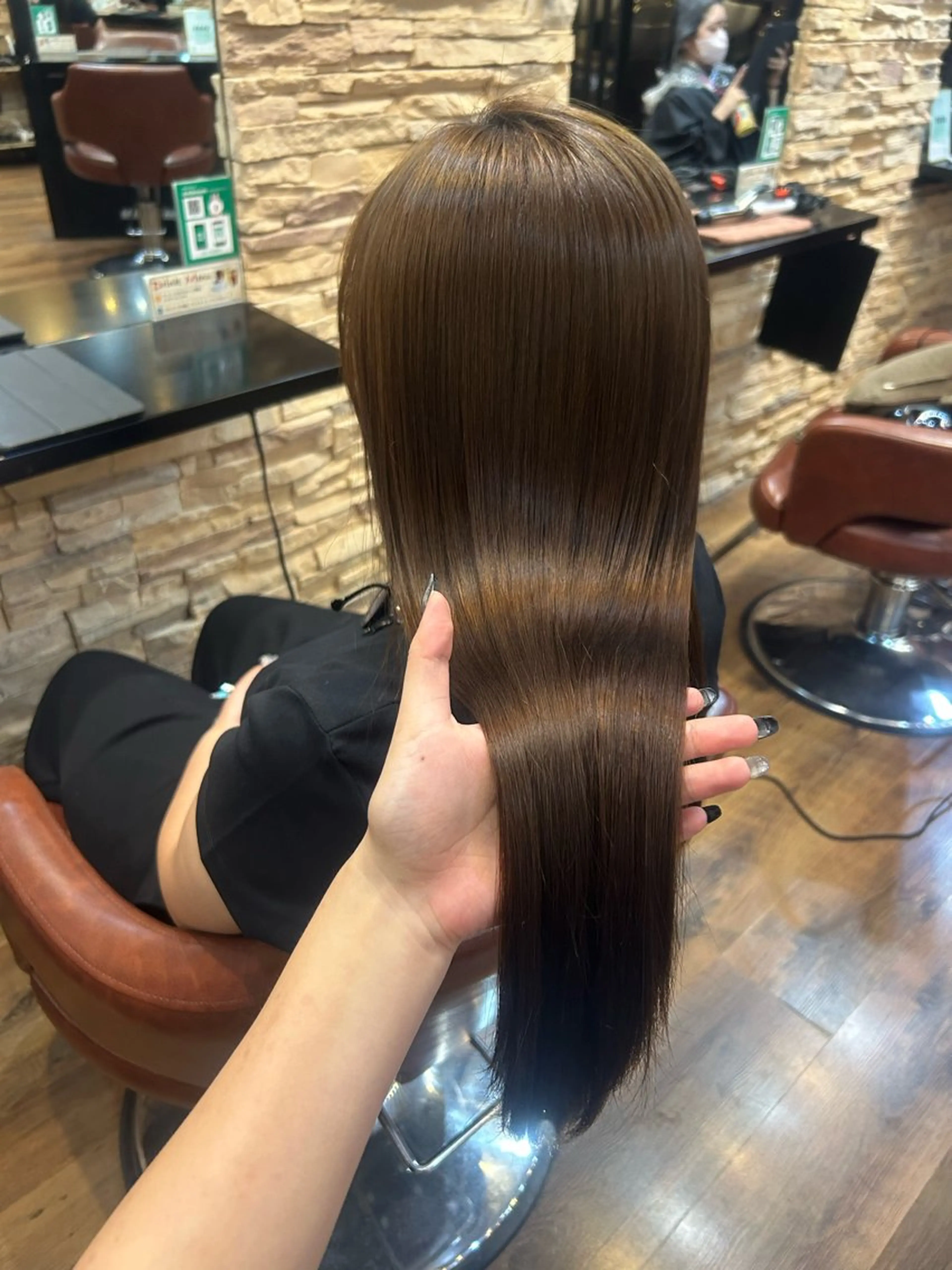 ロング カット ヘアカラー 【カラーモデル募集 】サキ🫧のヘアスタイル