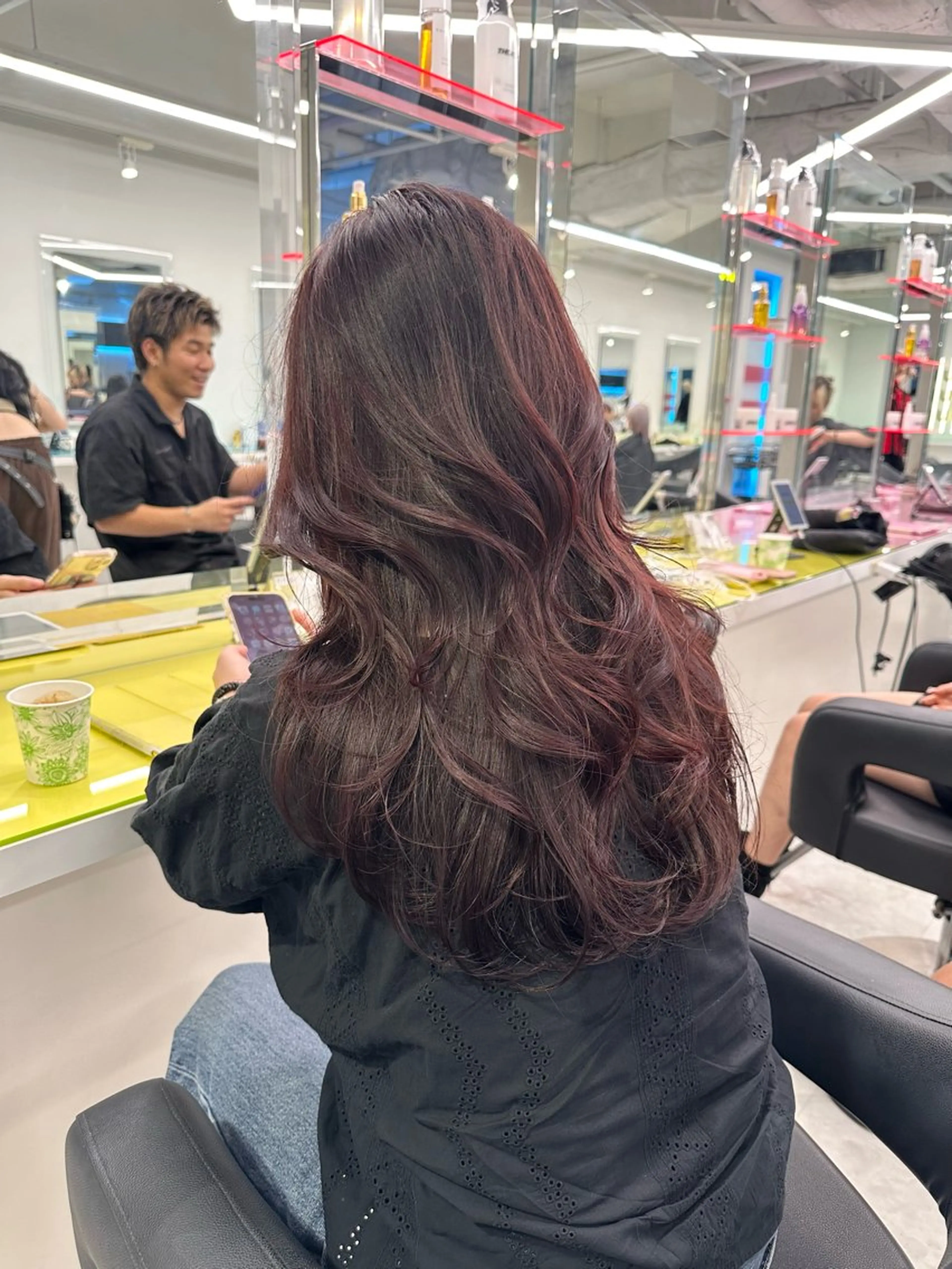 ロング カラー ヘアアレンジ メンズ カット ヘアカラー トリートメント ヘッドスパ ヘアセット 🌈トレンドヘア 🌈WATARU🌈のヘアスタイル