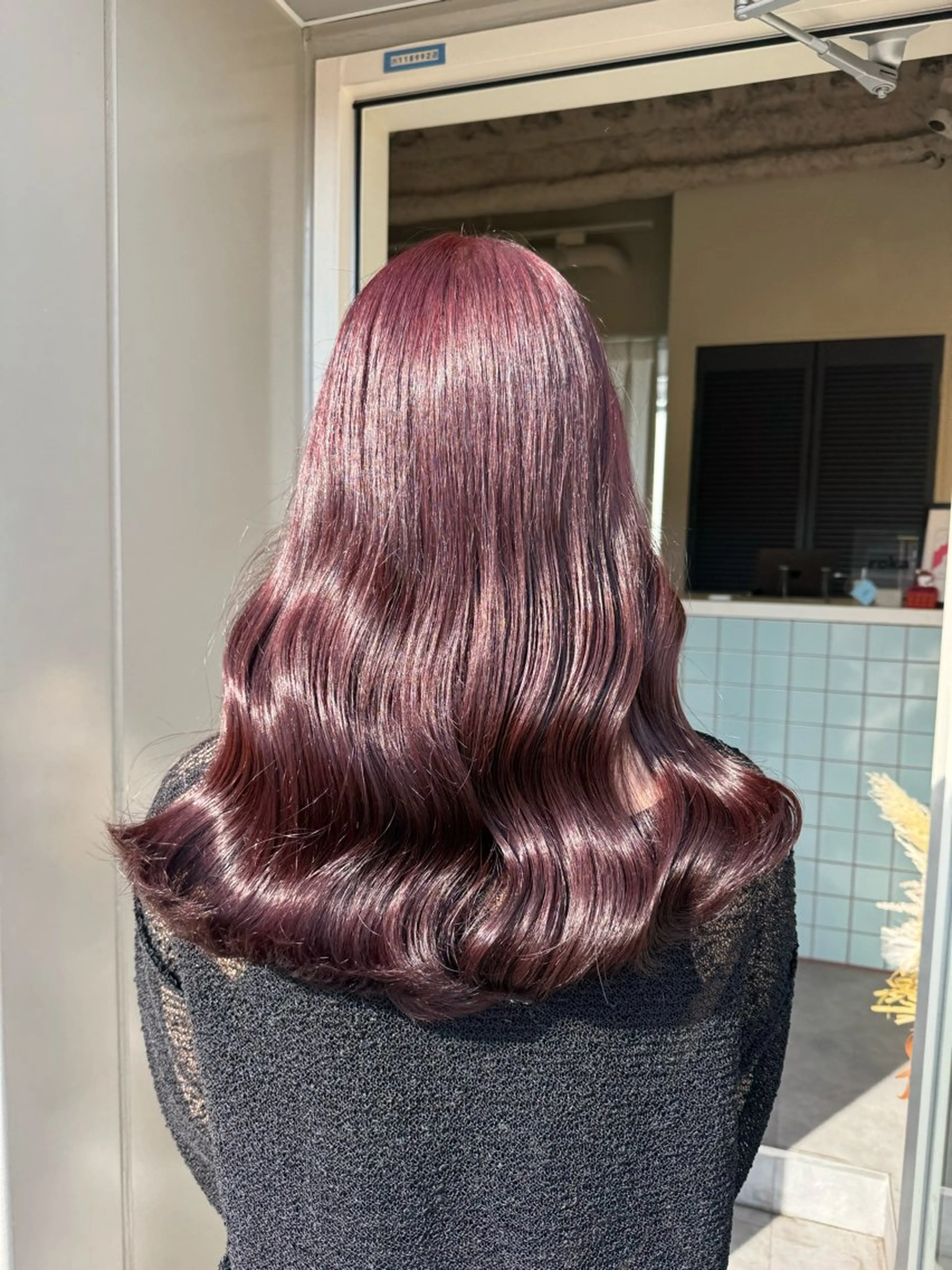 セミロング カラー ayaka♡ 柔らかカラーのヘアスタイル