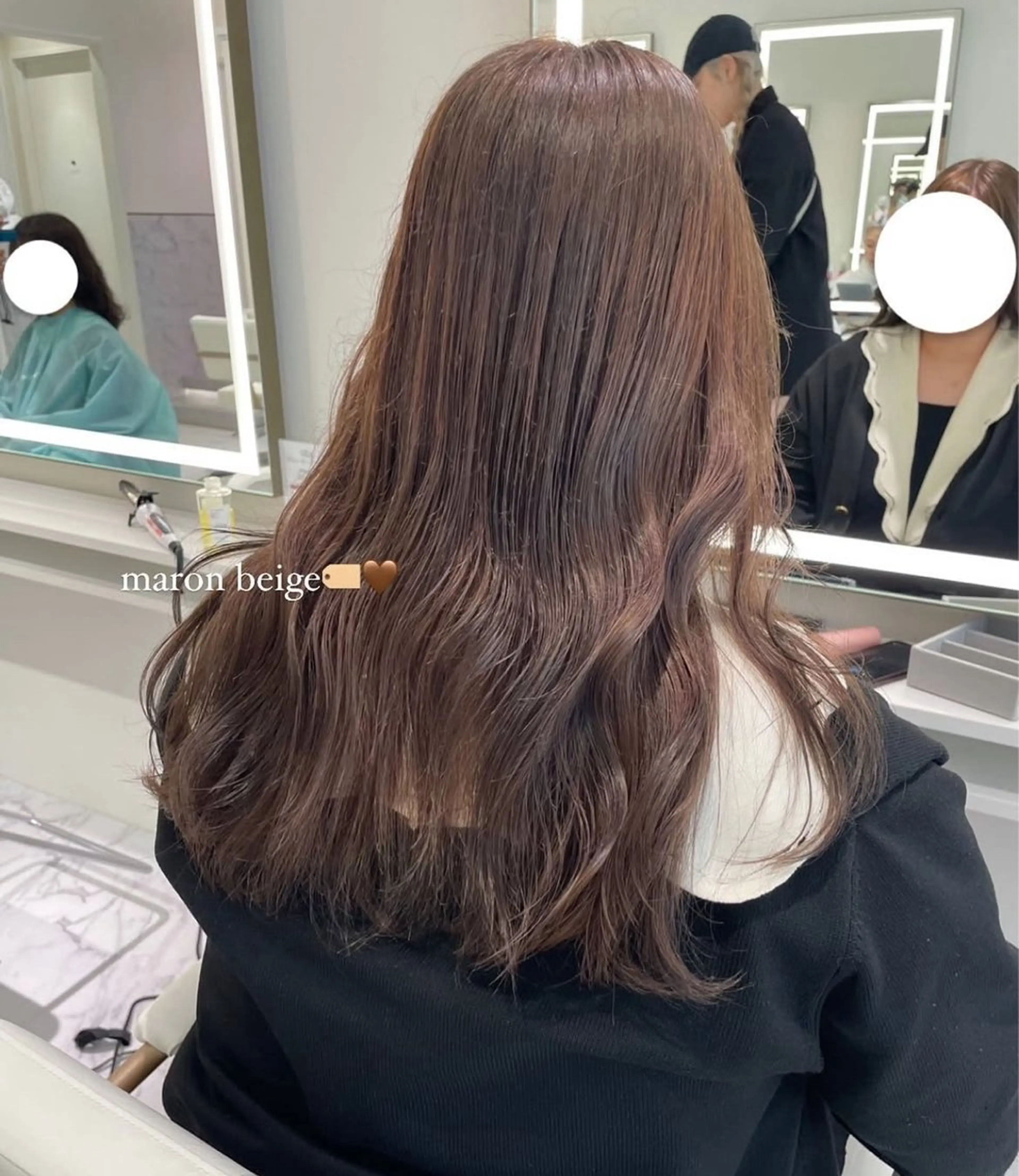 ロング カラー ヘアカラー ParveMix 🌝🫧山本 玲南のヘアスタイル