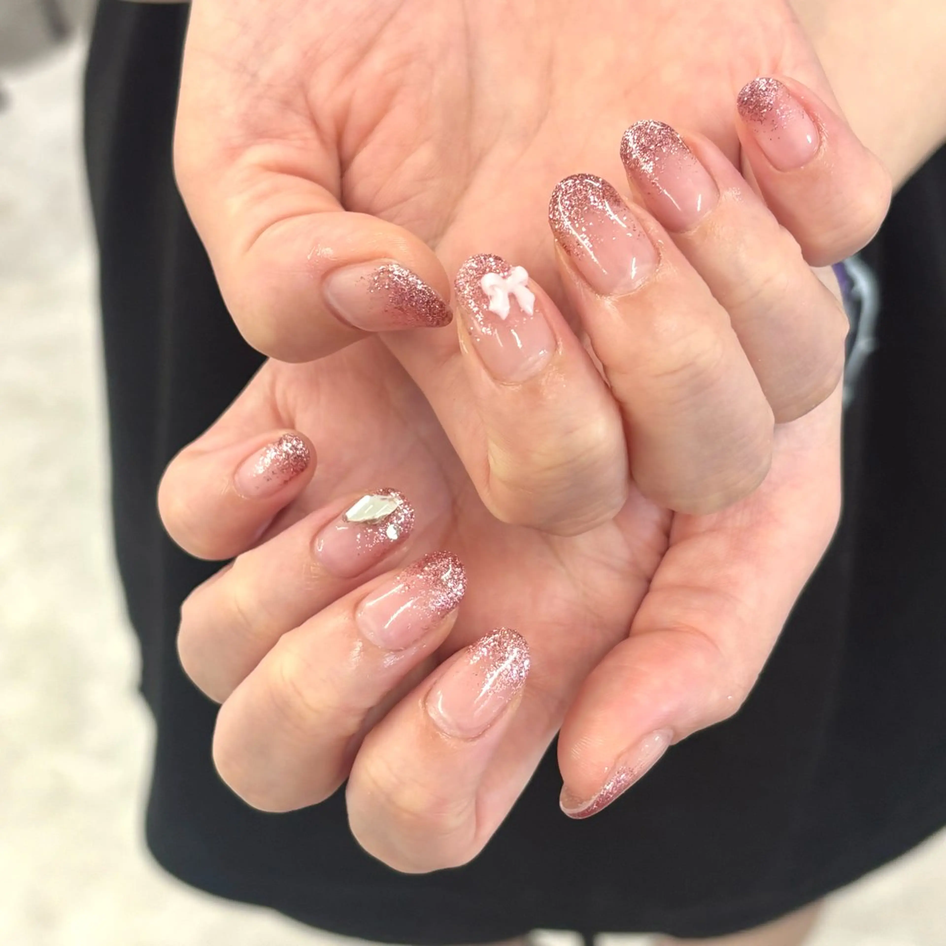 ラメグラデーション☪️【オフなし】の写真