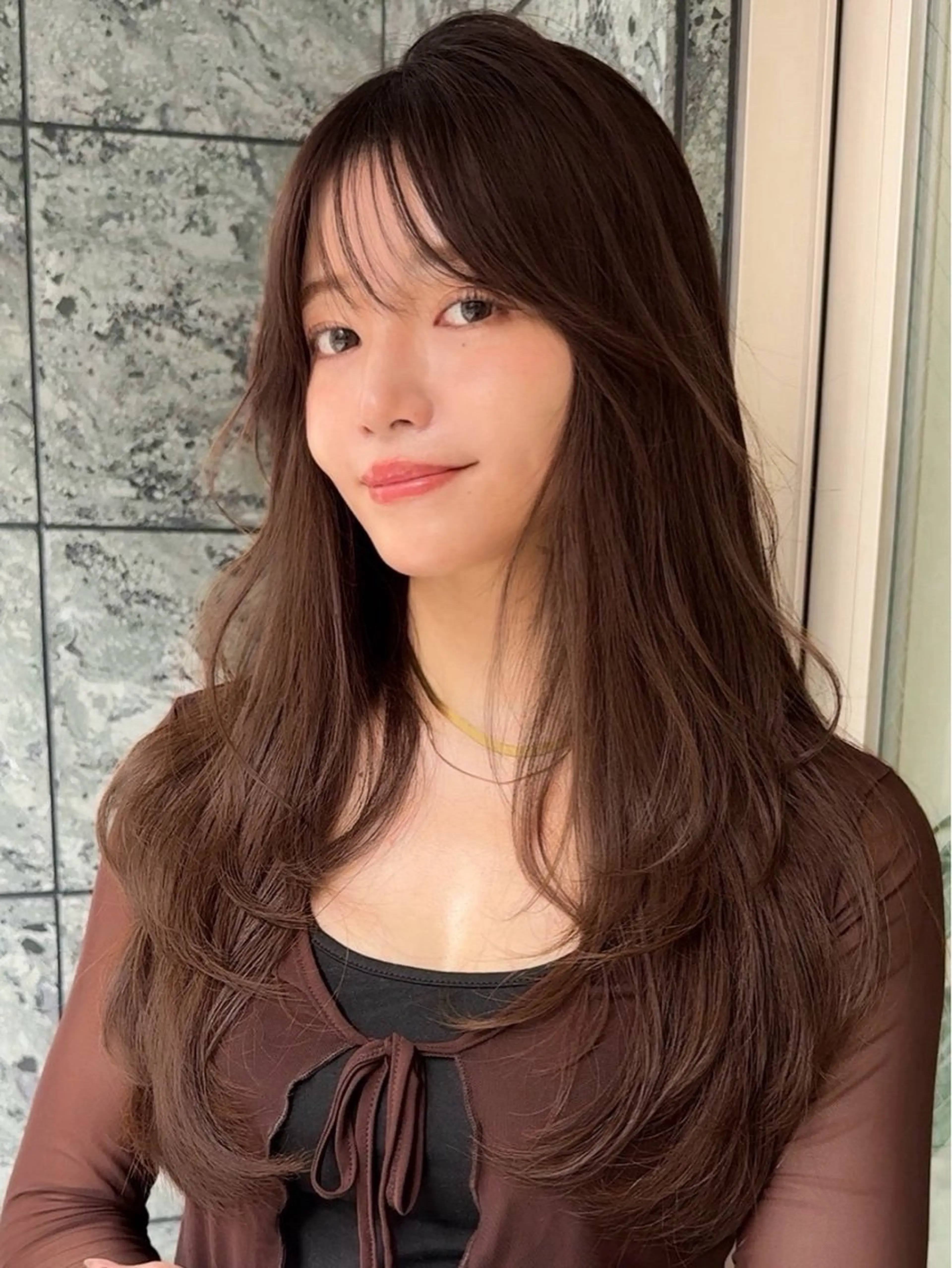ロング カラー ヘアカラー 韓国風/艶カラー/ 透明感/水野啓太のヘアスタイル