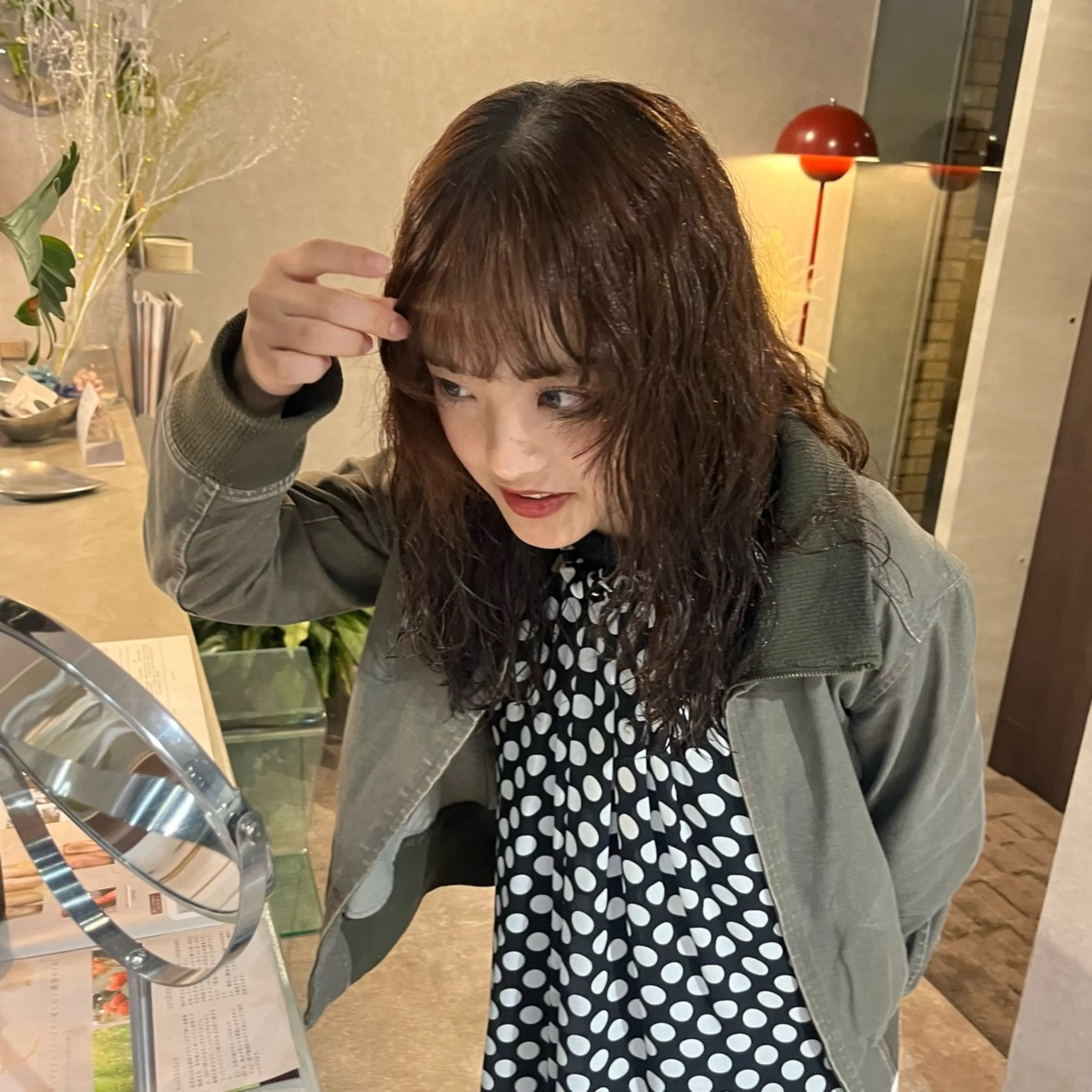 セミロング パーマ レイヤーカット カット パーマ トリートメント yuumi/大濠🪷 レイヤー/垢抜けヘアのヘアスタイル