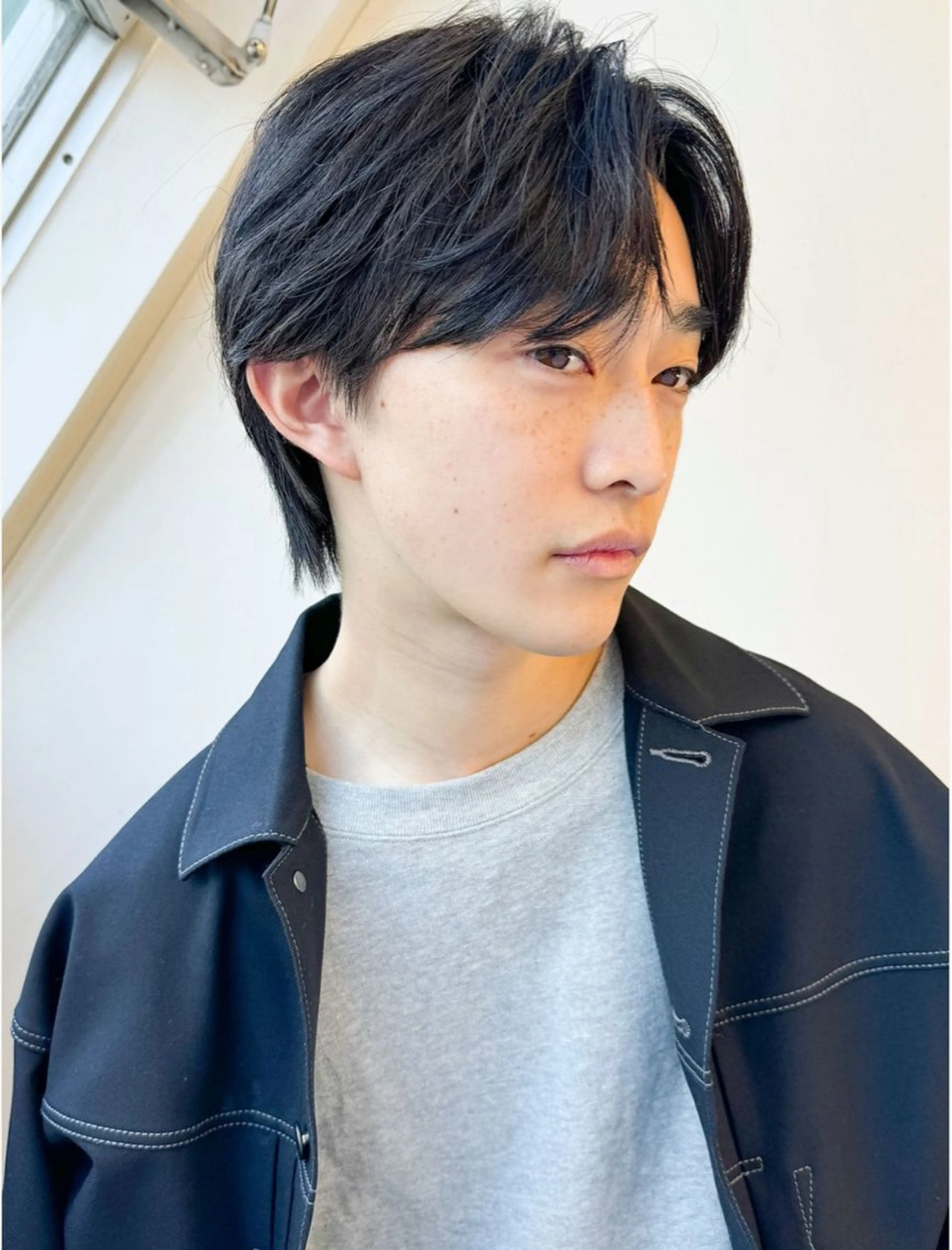 ショート パーマ メンズ ビジネス メンズパーマ 刈り上げ ニュアンスパーマ カット パーマ 加藤 いくみのヘアスタイル