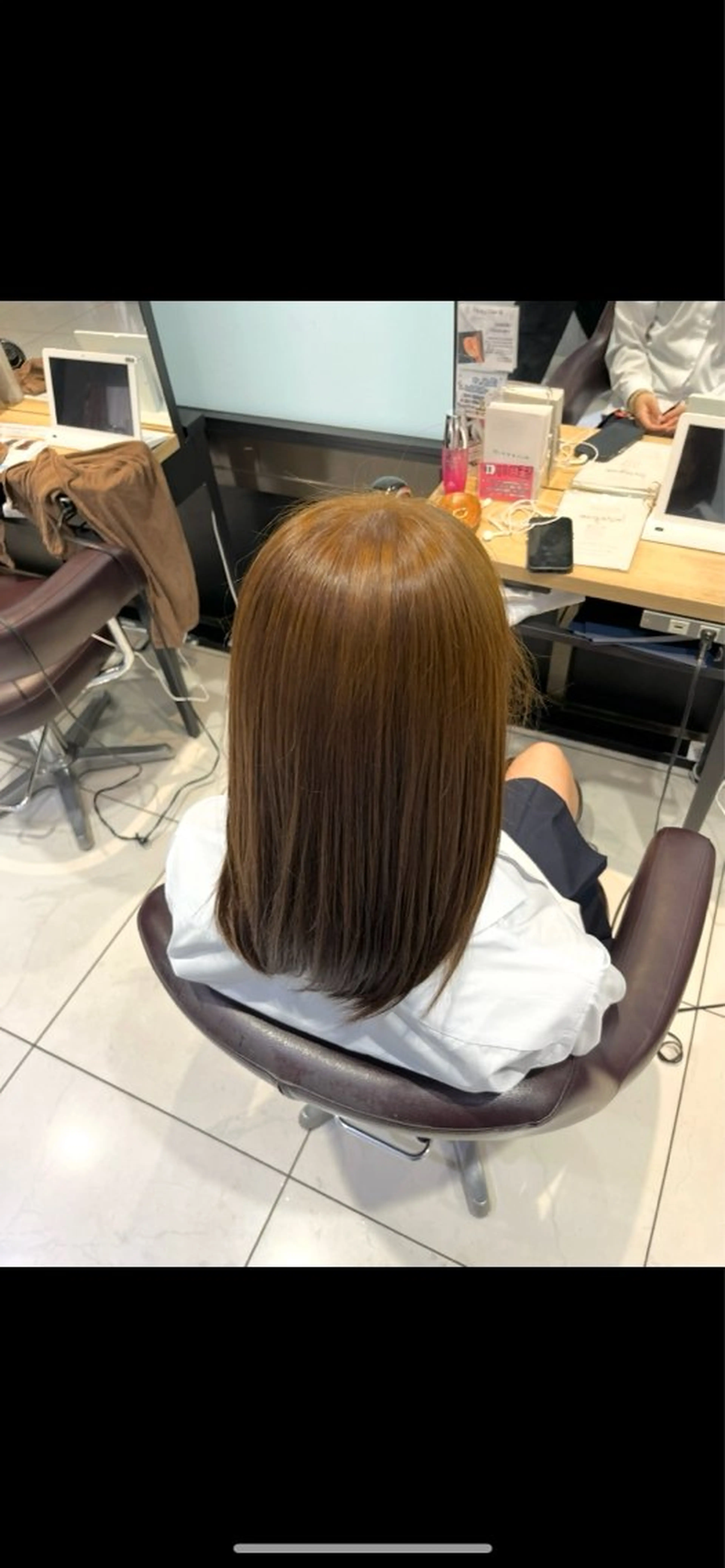 セミロング 暖色カラー募集中 🐈‍⬛💗miyuのヘアスタイル
