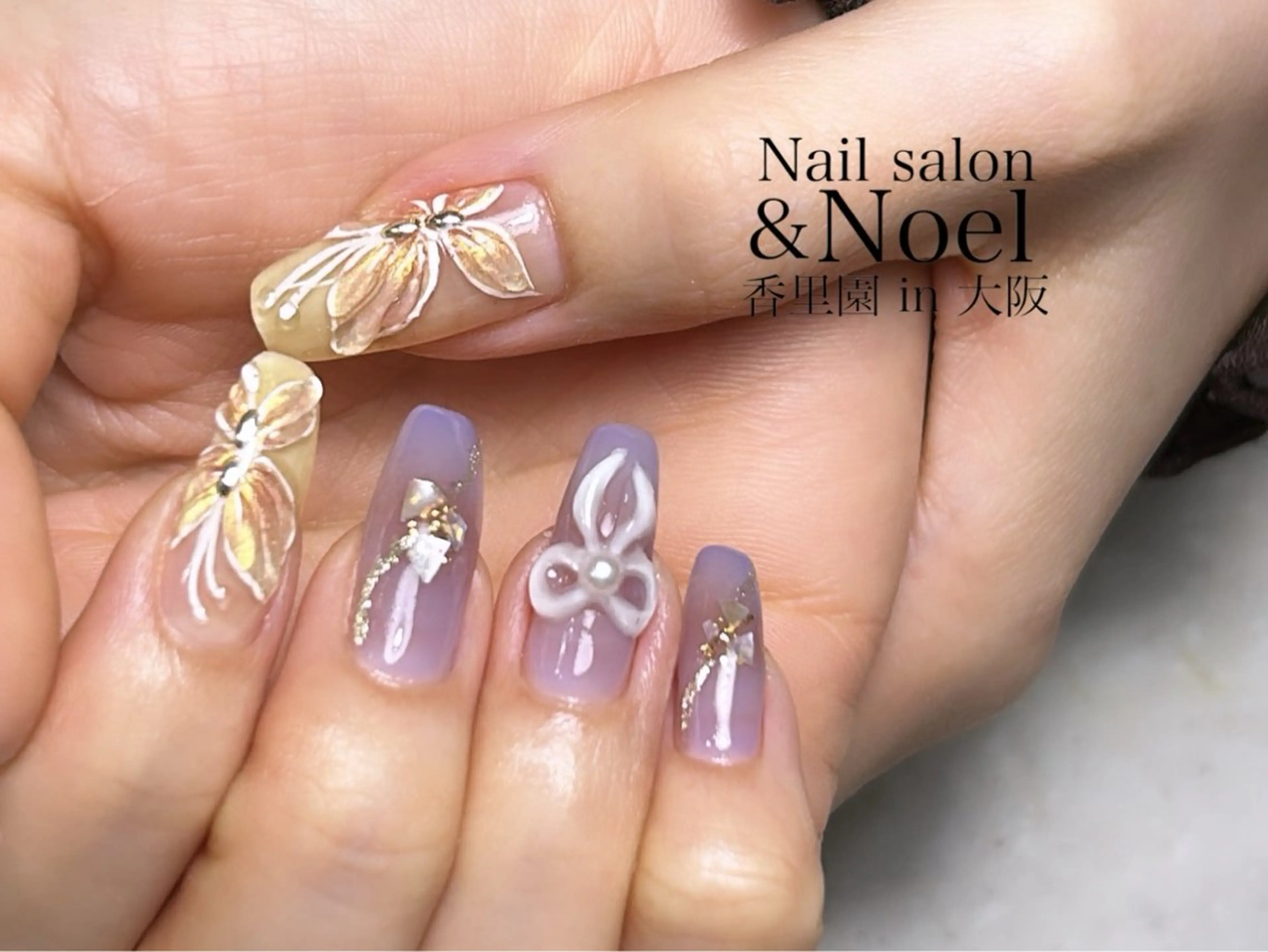 ネイル ハンドネイル Nailsalon  &Noel所属・もも 🍑のネイルデザイン