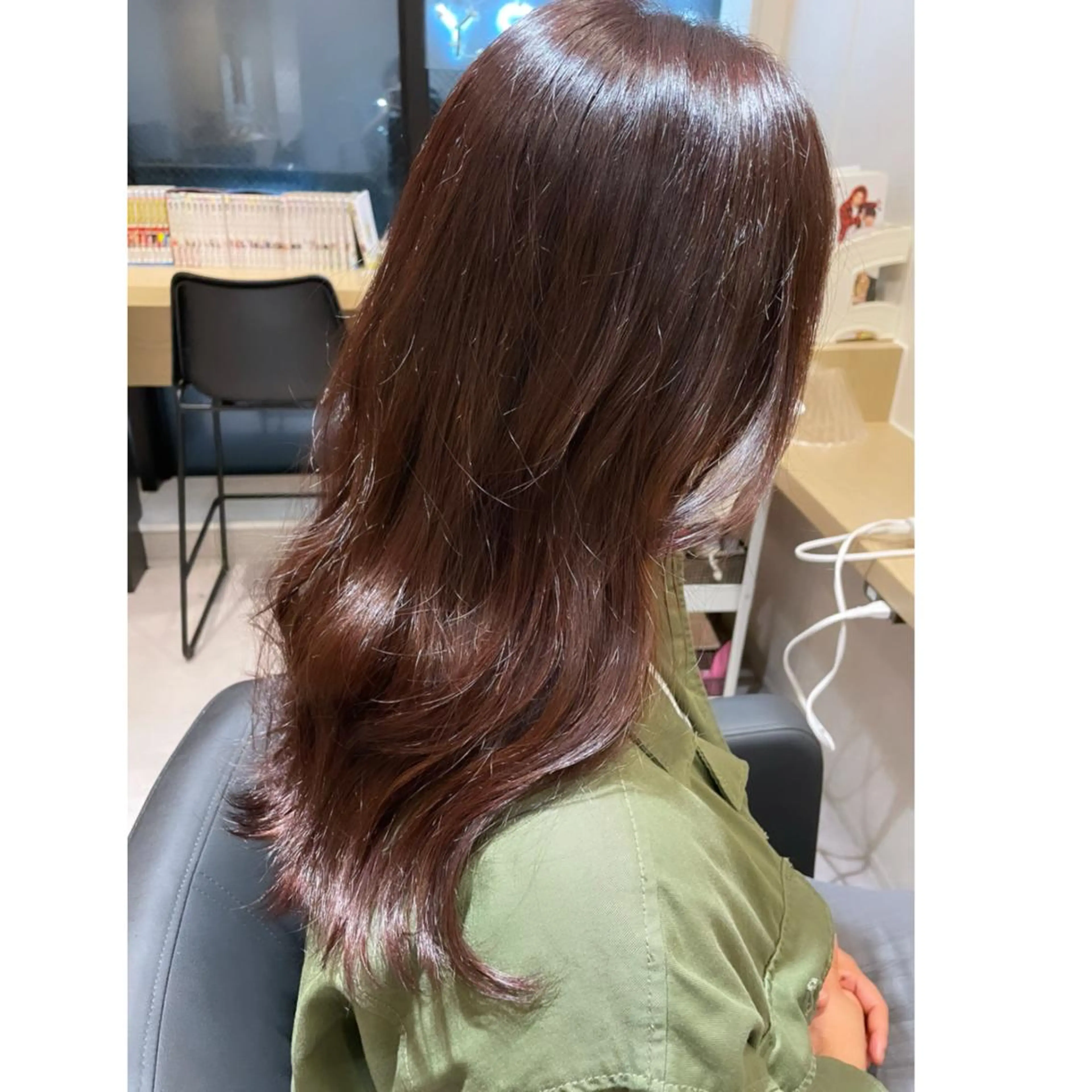セミロング カラー ブラウンカラー BONDSTORY 本店所属・メンズカット 👦🏻小出彩水のヘアスタイル
