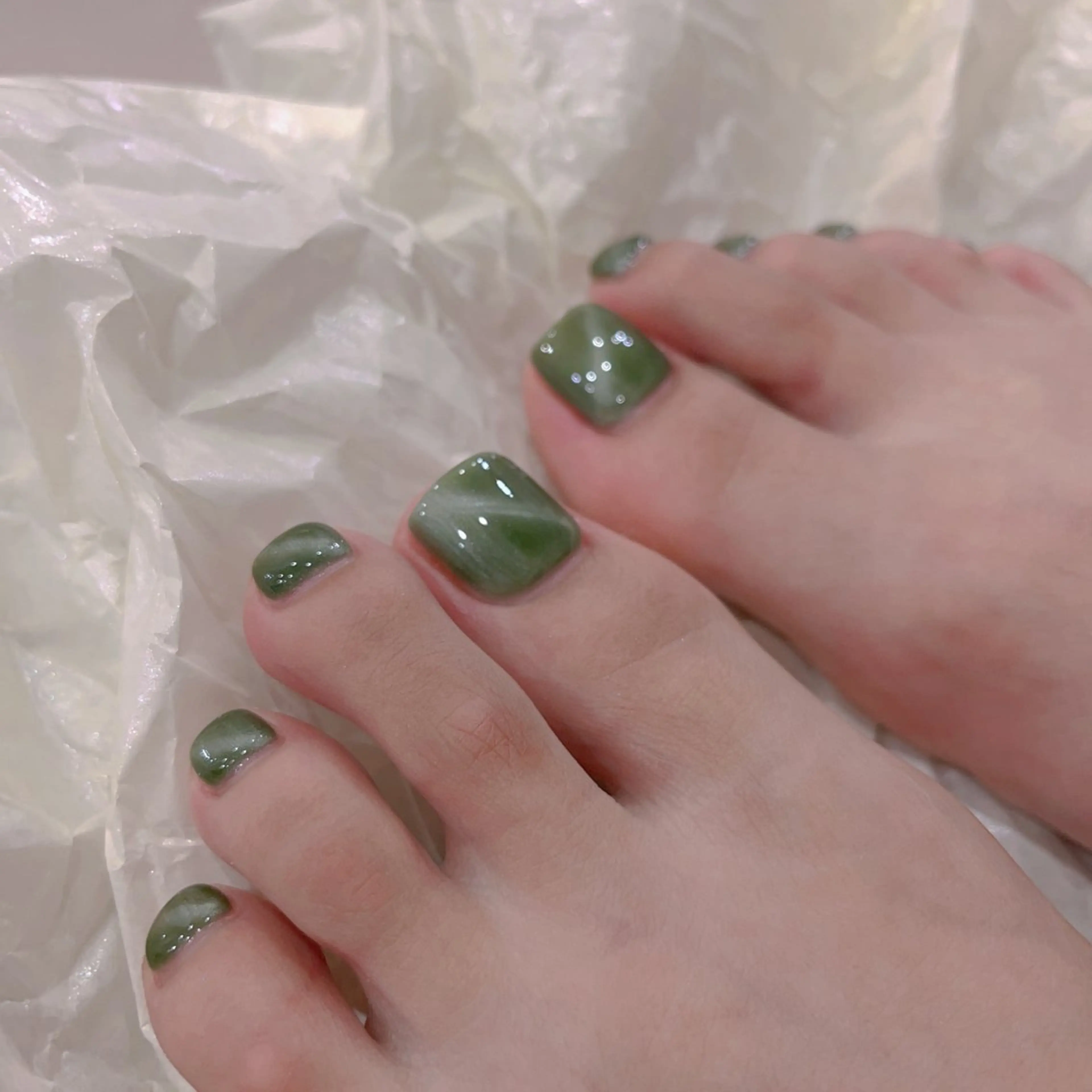 【Foot】フットマグネットネイル（オフ別、ケア込み）の写真
