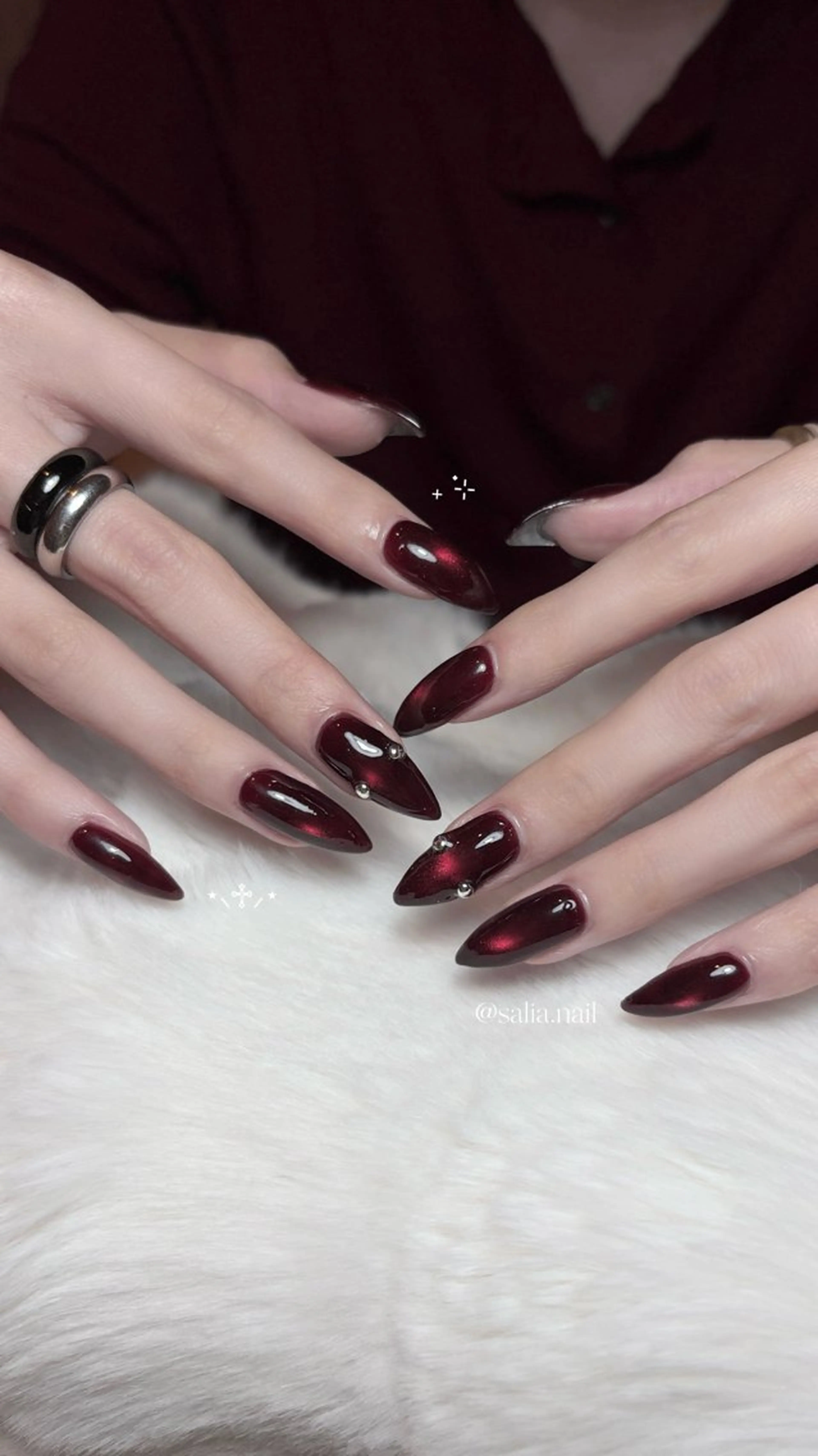 ネイル ハンドネイル 名古屋ワンホンネイル 沙理亜のネイルデザイン