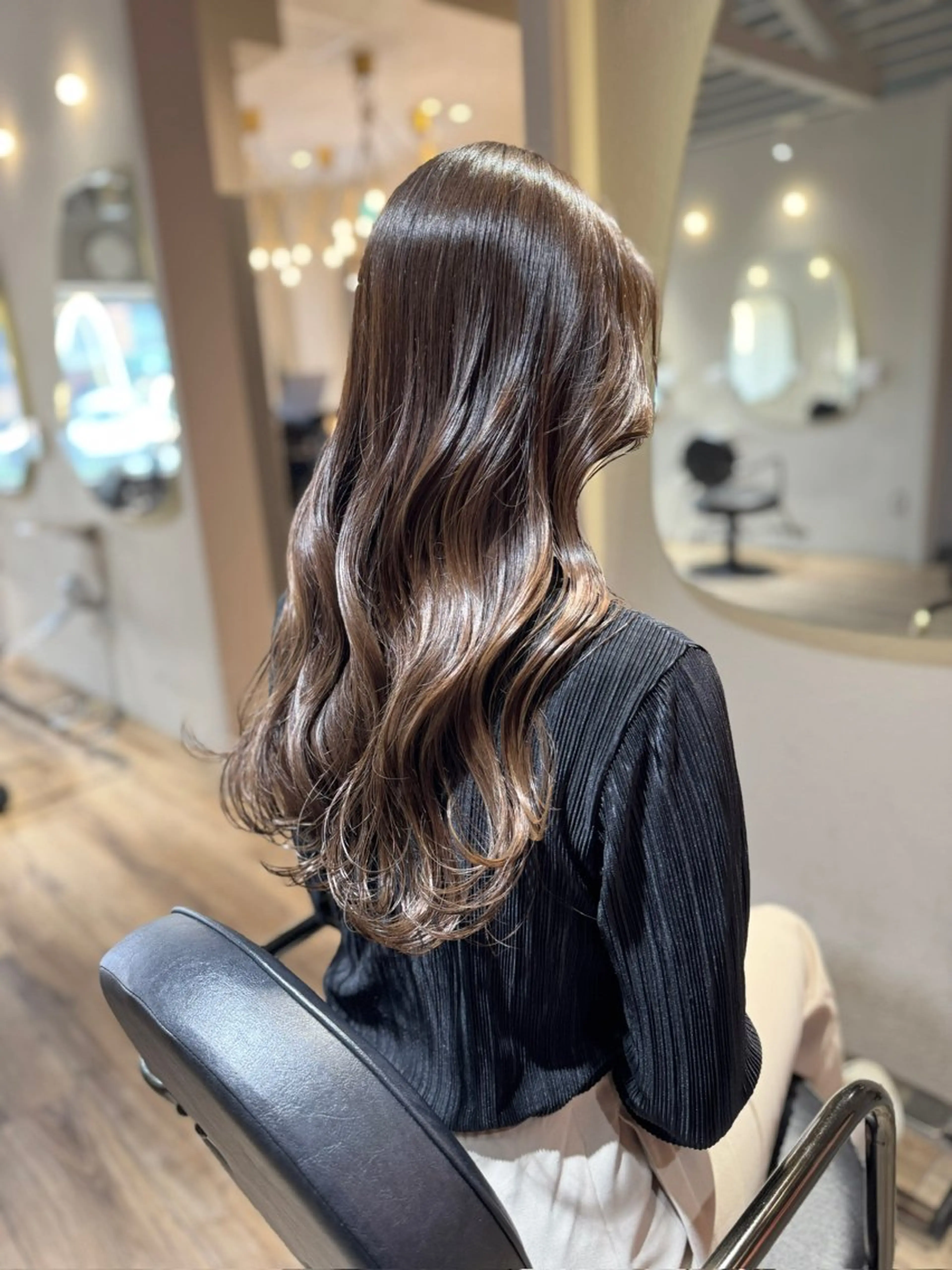 ロング カット ヘアカラー 【天満1艶髪】潤艶/ 髪質改善🌹釣本竜哉のヘアスタイル