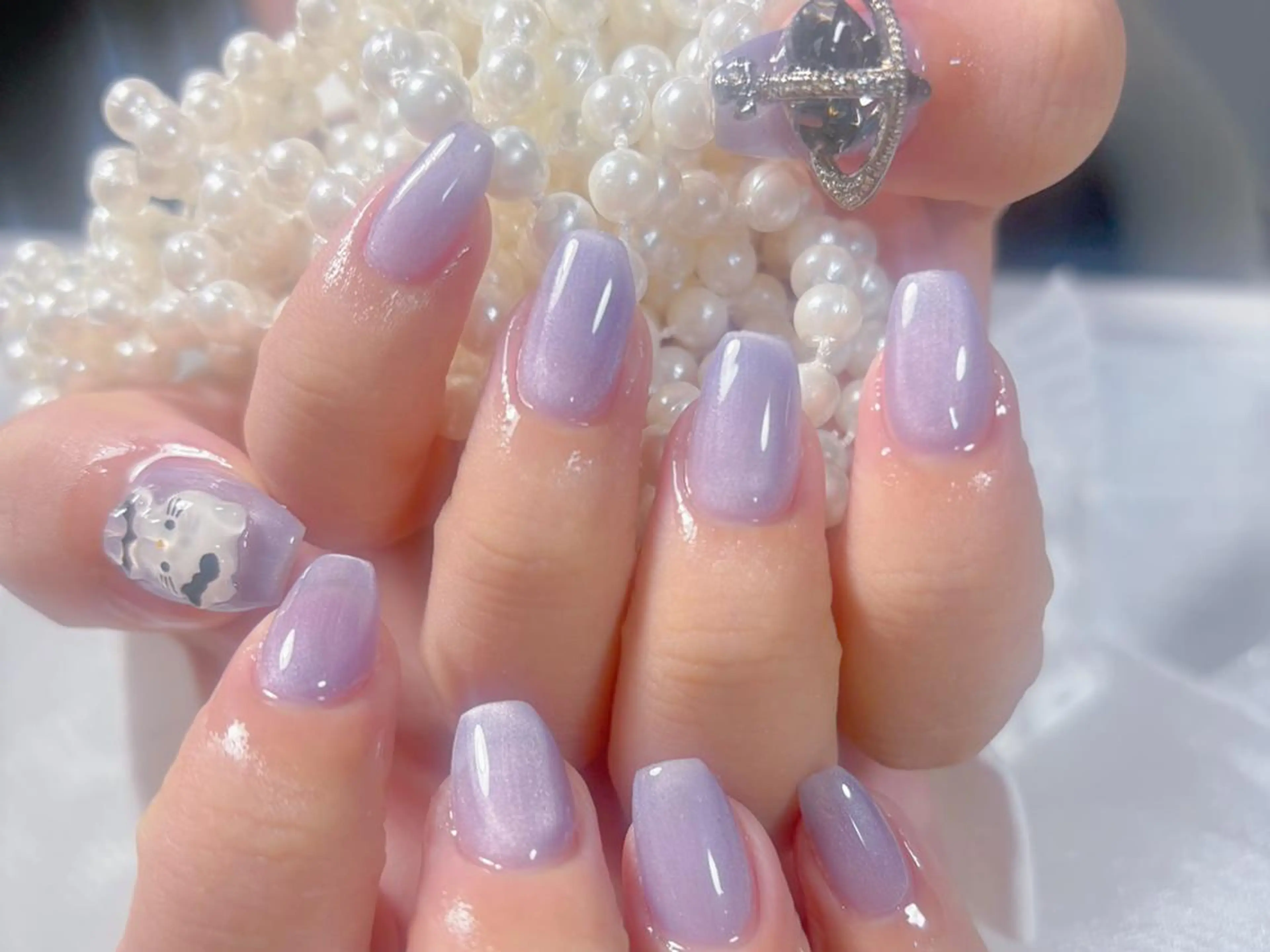 ネイル ✨Nora💫 ワンホンネイルのネイルデザイン