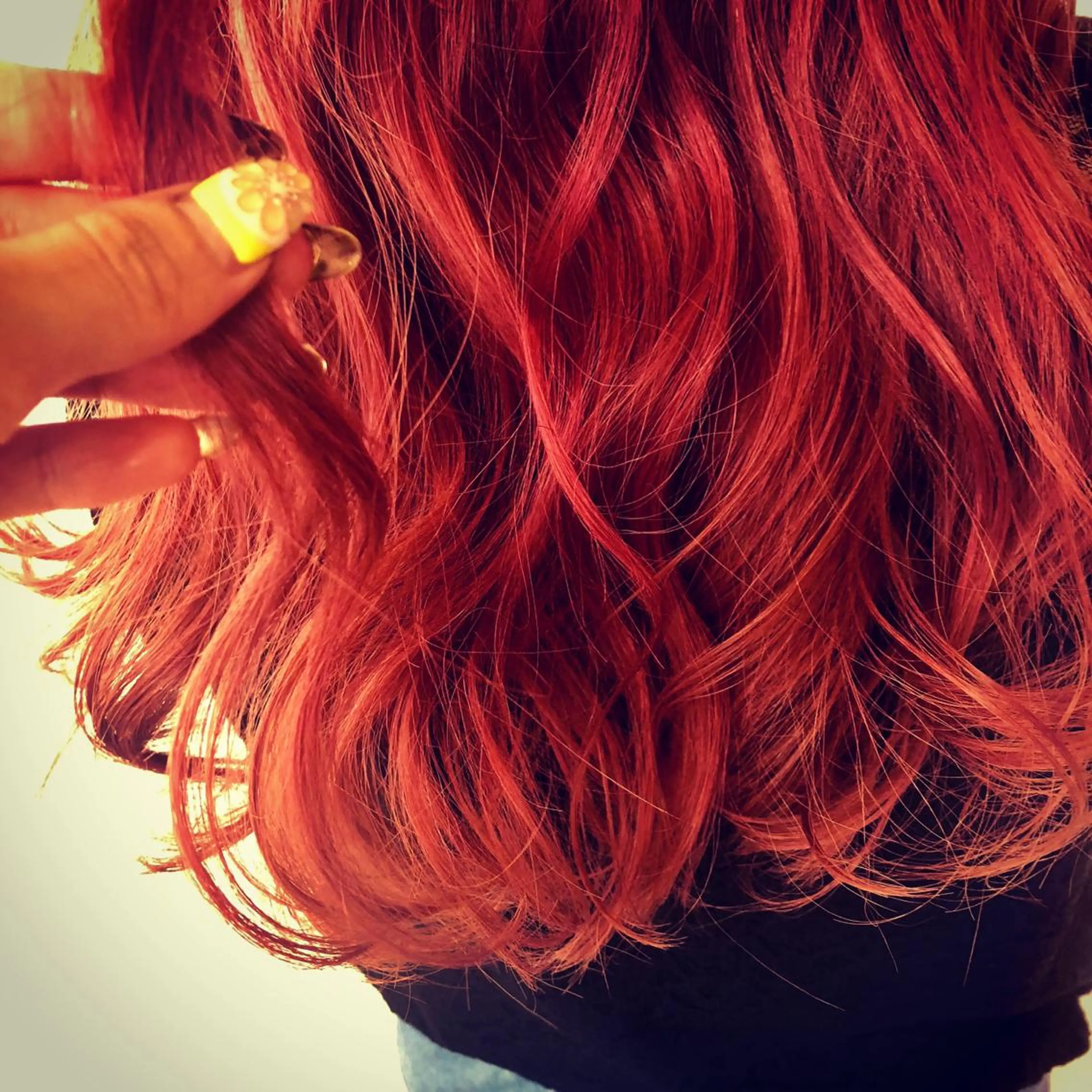 ロング カラー ベージュ/インナー カラー🤍Rieのヘアスタイル