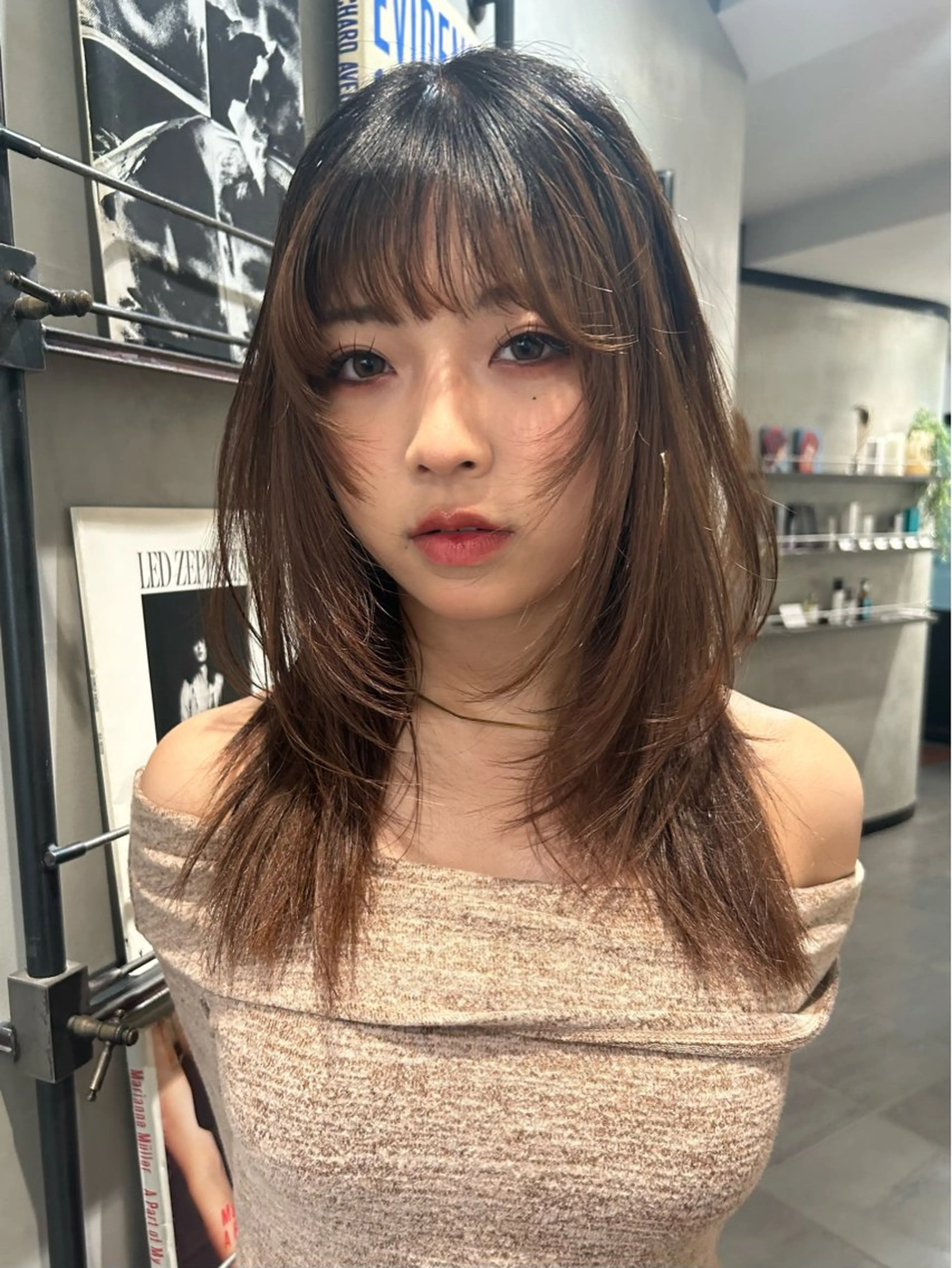 ロング トリートメント ヘッドスパ デザインカラー❤︎ イシイレイのヘアスタイル