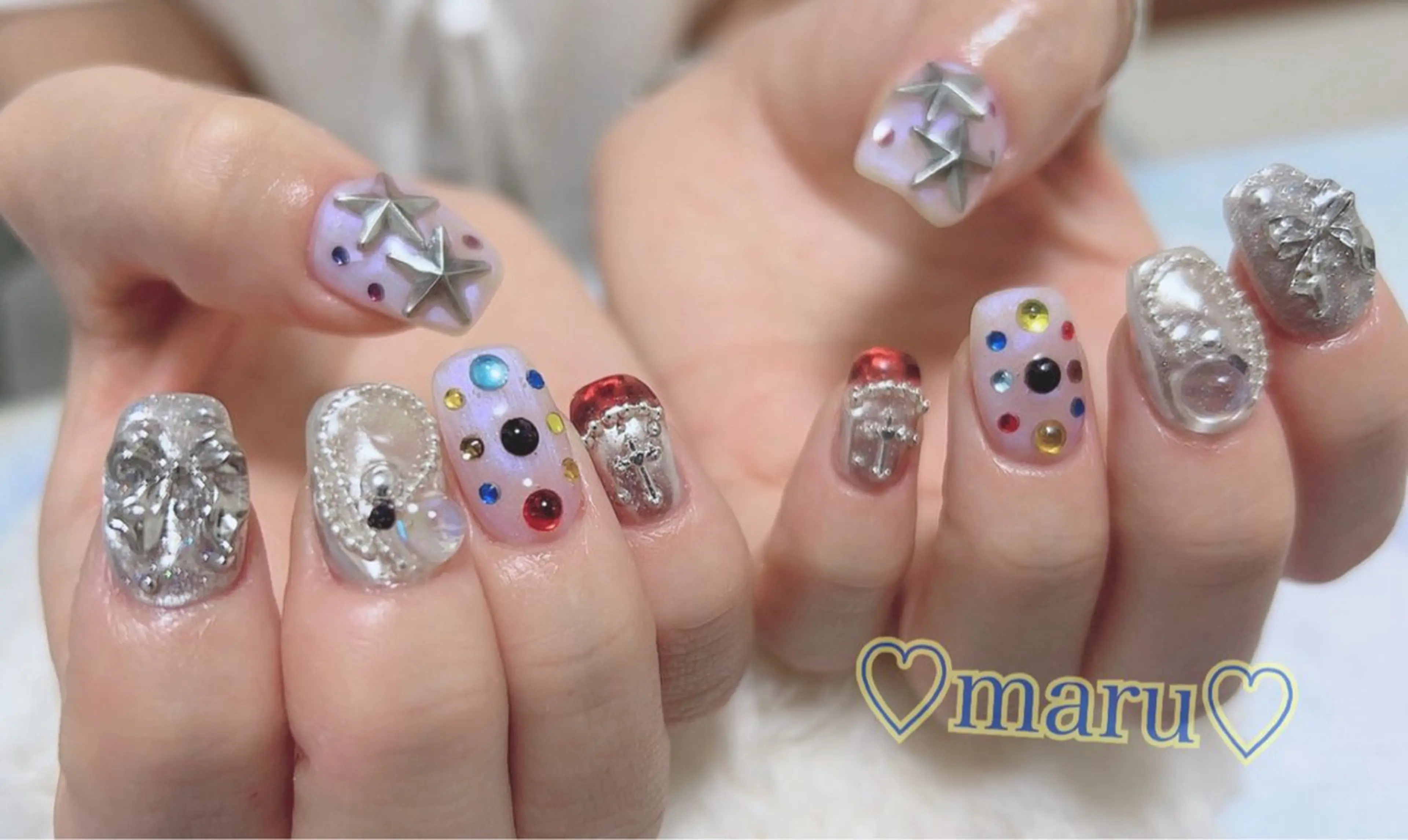 ネイル ハンドネイル フットネイル まるみ ♡のネイルデザイン